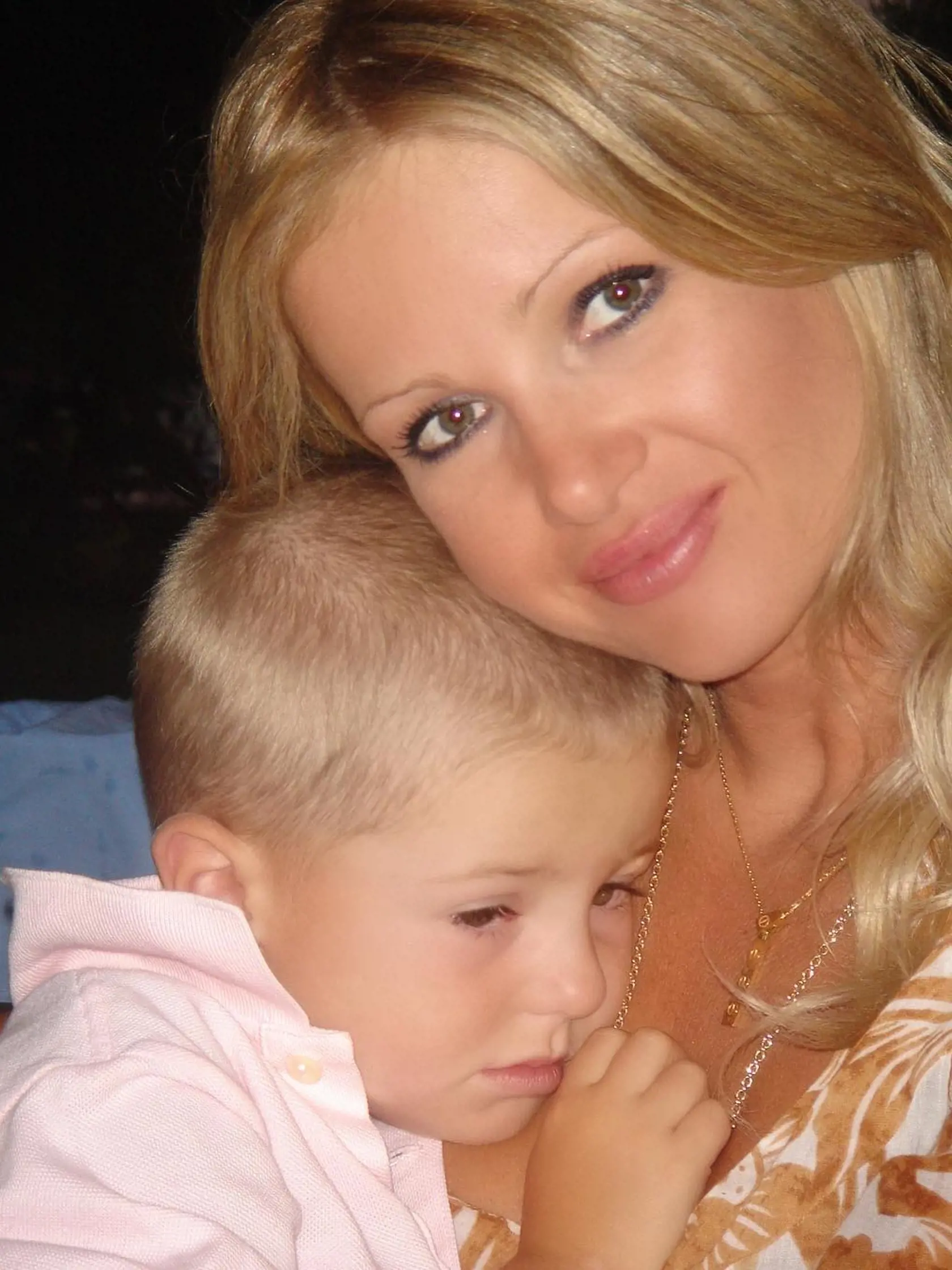 Monika s malým Frederikom