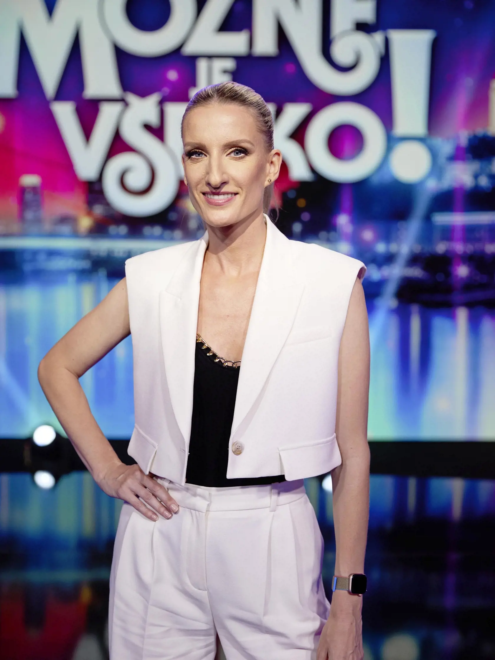 Moderátorka Adela Vinczeová.