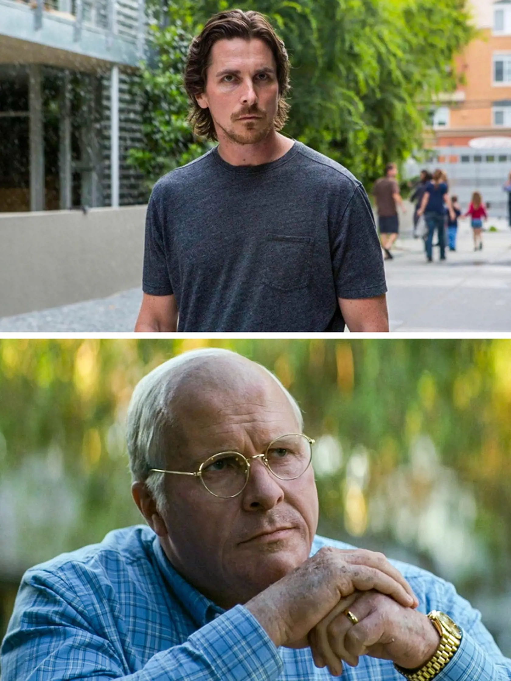 Christian Bale nabral v roku 2018 20 kíl pre rolu vo filme Vice.