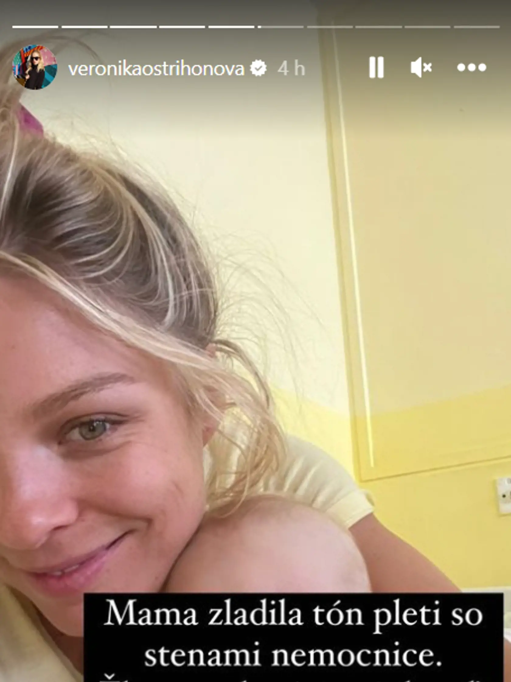 Veronika si po piatich dňoch dopriala aj pár vtipných príbehov. Keď už bolo Šimonkovi lepšie.