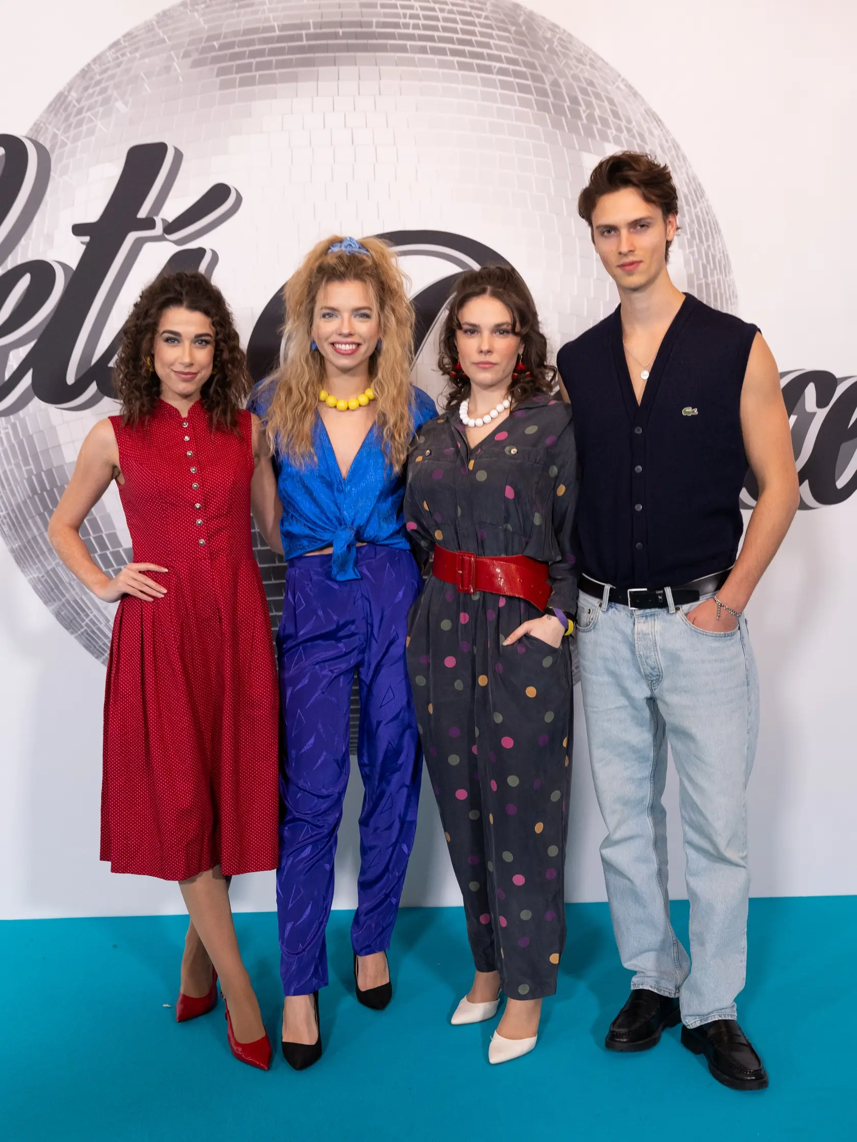 Na snímke Adriána Brnčalová, Kristína Sisková, Paula Lopatovská, Kristián Macháček počas šiesteho kola Let's dance 2025.