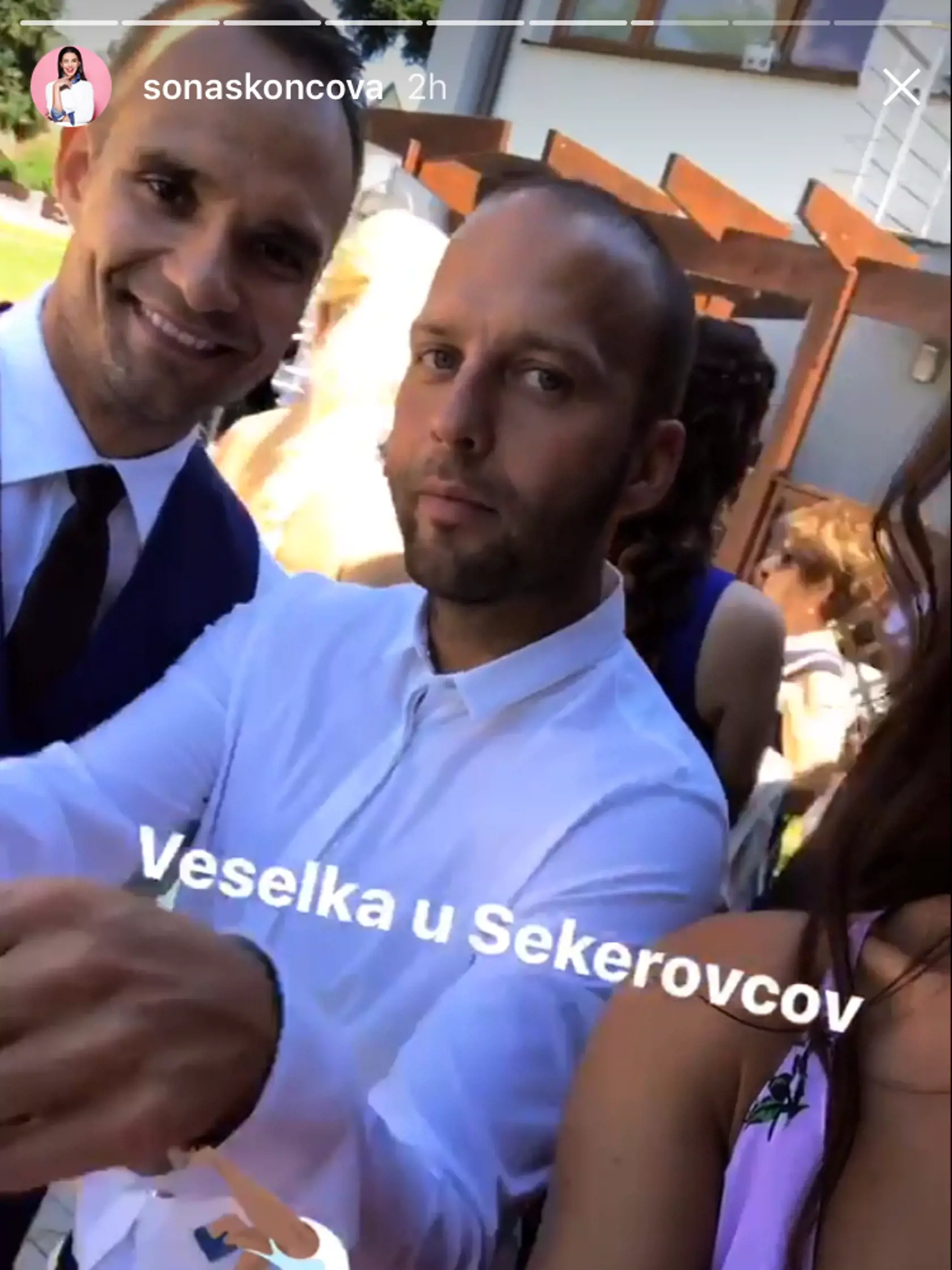 Svadba hokejistu Andreja Sekeru.