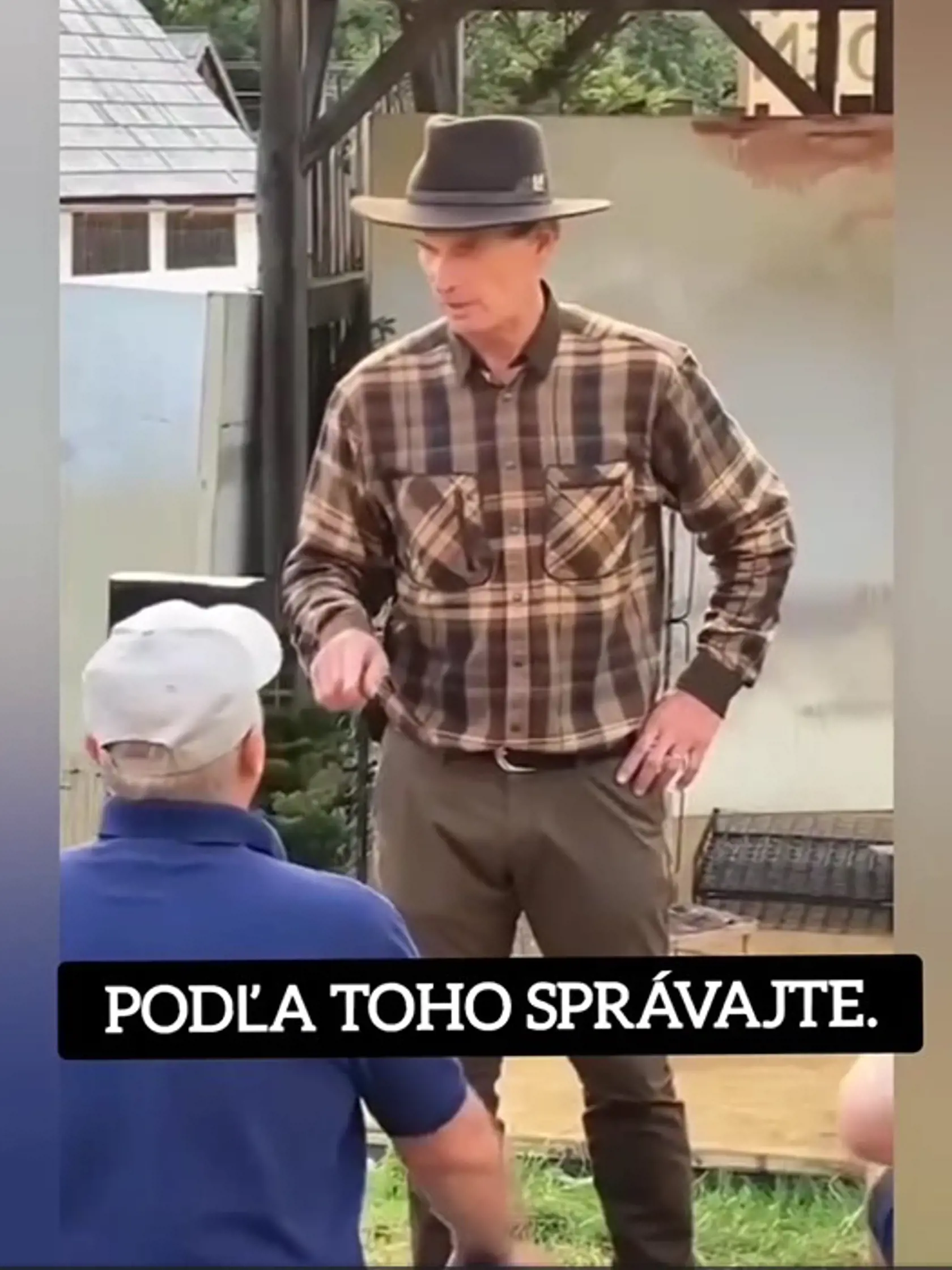 Štefan Kuffa v Malej Frankovej.