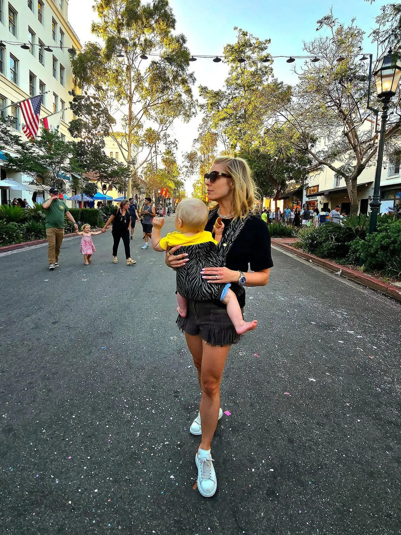 Veronika so svojou malou láskou, synčekom Šimonom Kolomanom