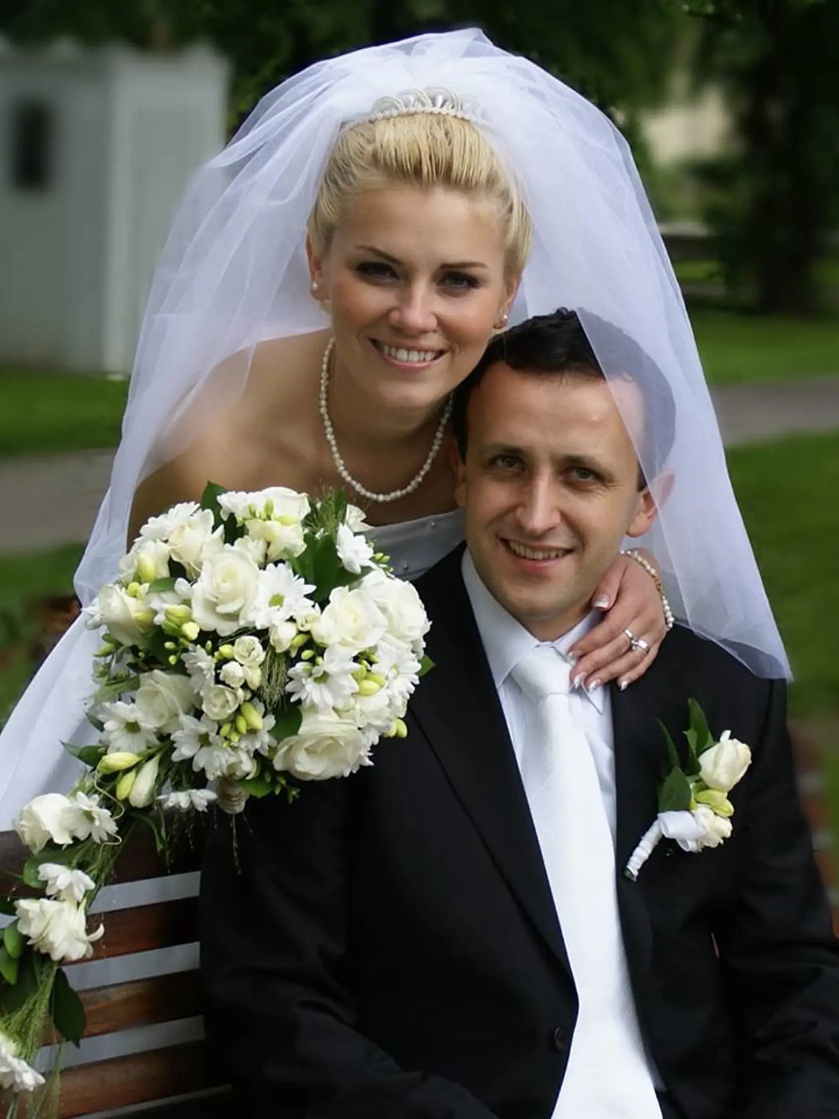 Svadobná foto Ondreja Kandráča a Eriky Kandráčovej.