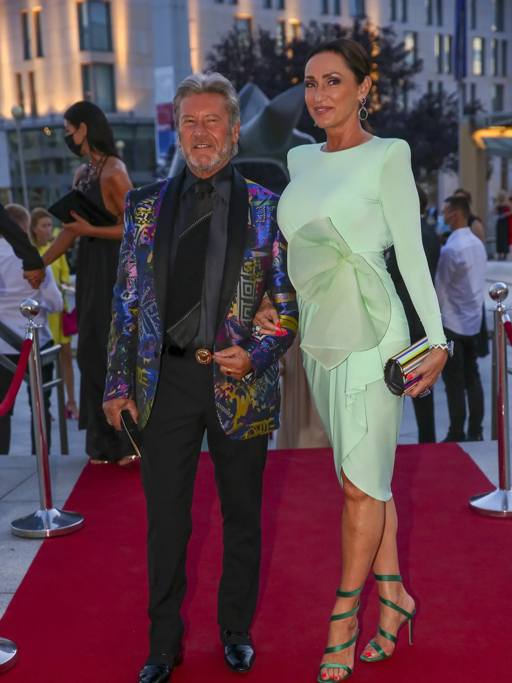 Príchody OTO 2020. 
Na snímke speváčka Sisa Lelkes Sklovska s manželom Juraj Lelkesom.