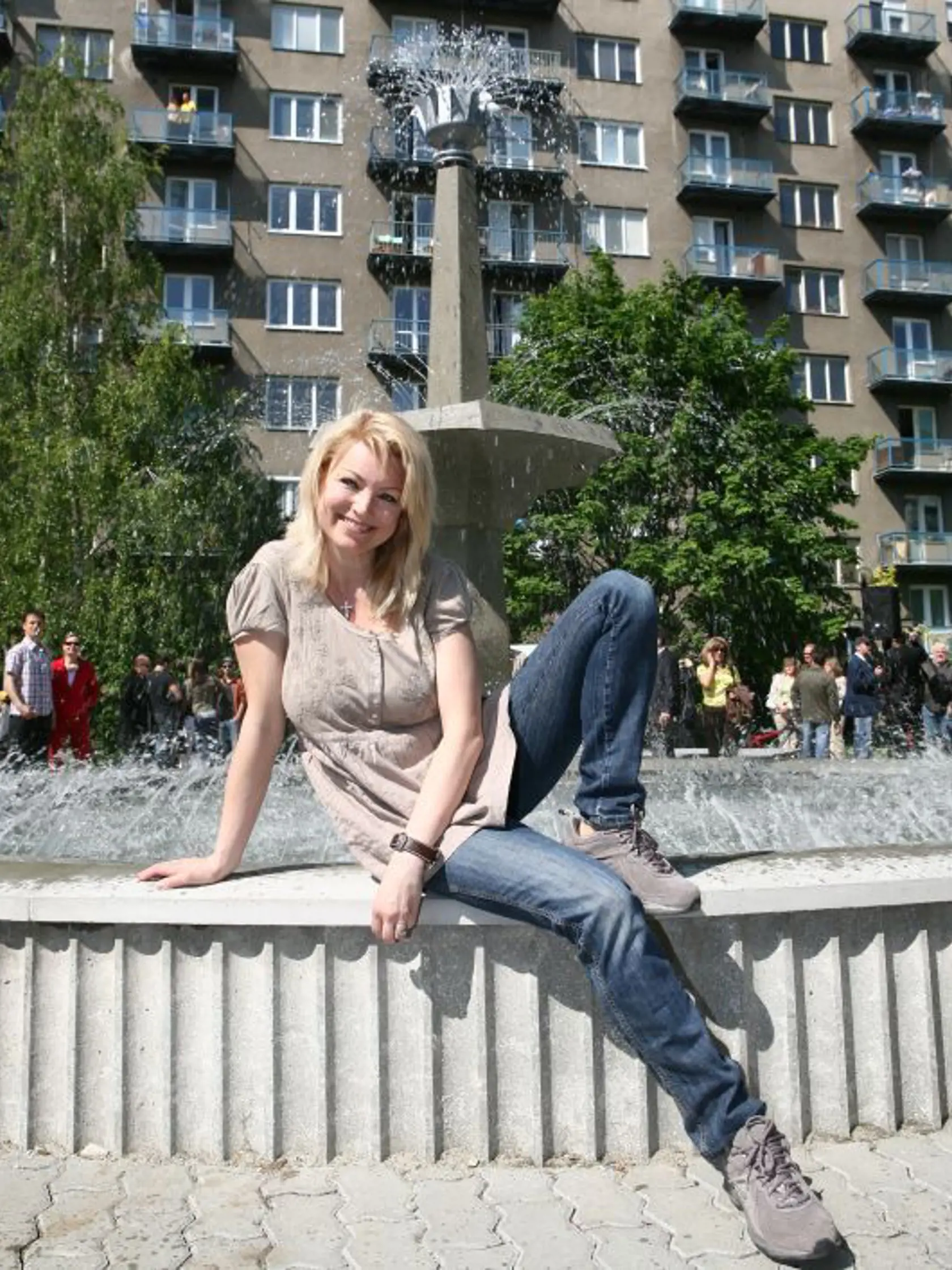 Zuzana po rokoch na mieste, kde sa točil film.
