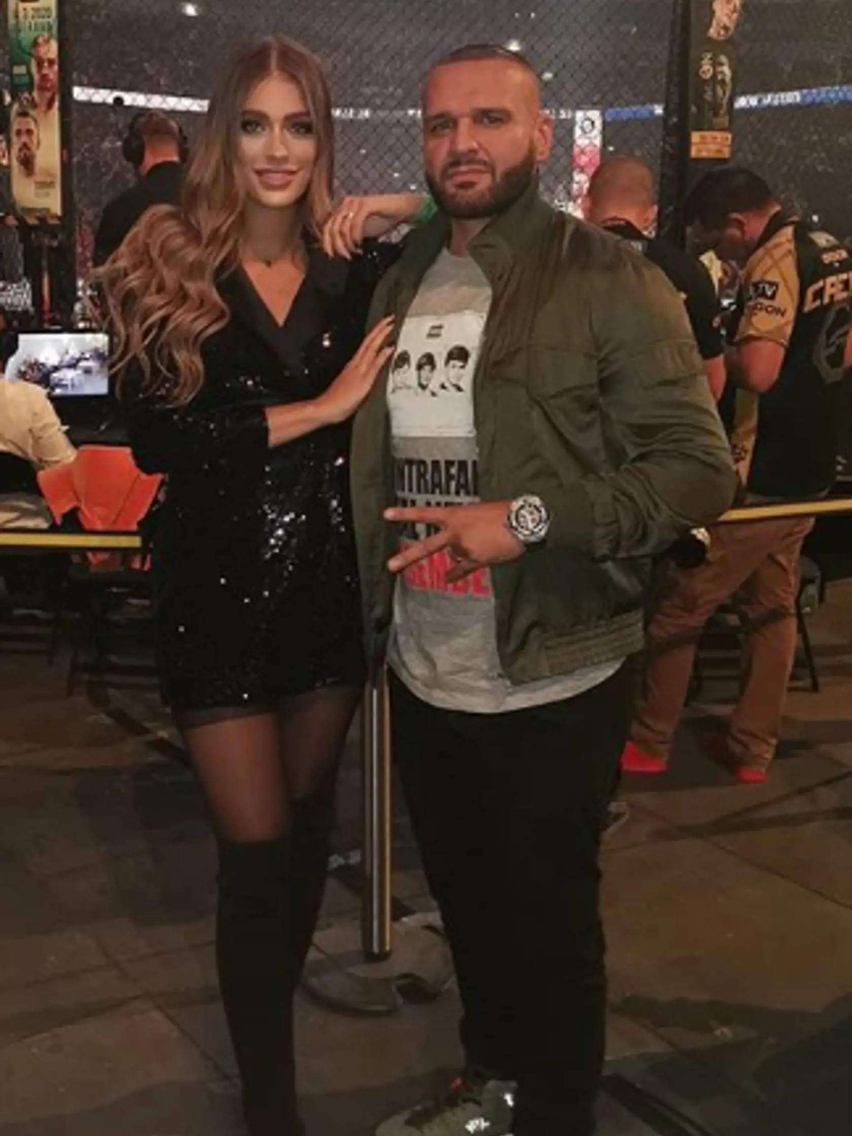 Rytmus s manželkou Jasminou.