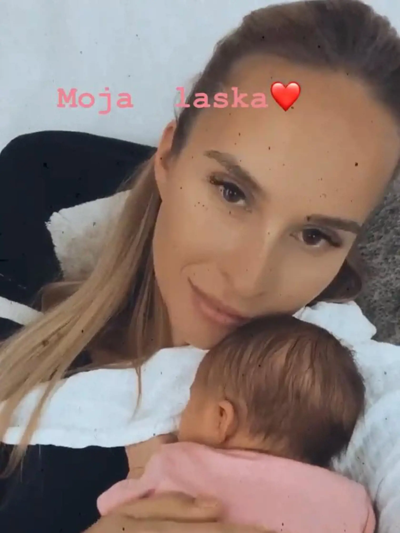 Čerstvá mamina Lucia Mokráňová.