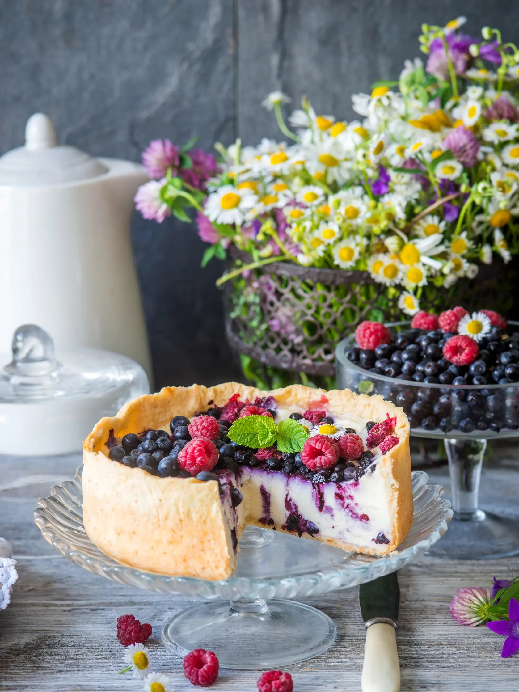 Cheesecake s ovocím