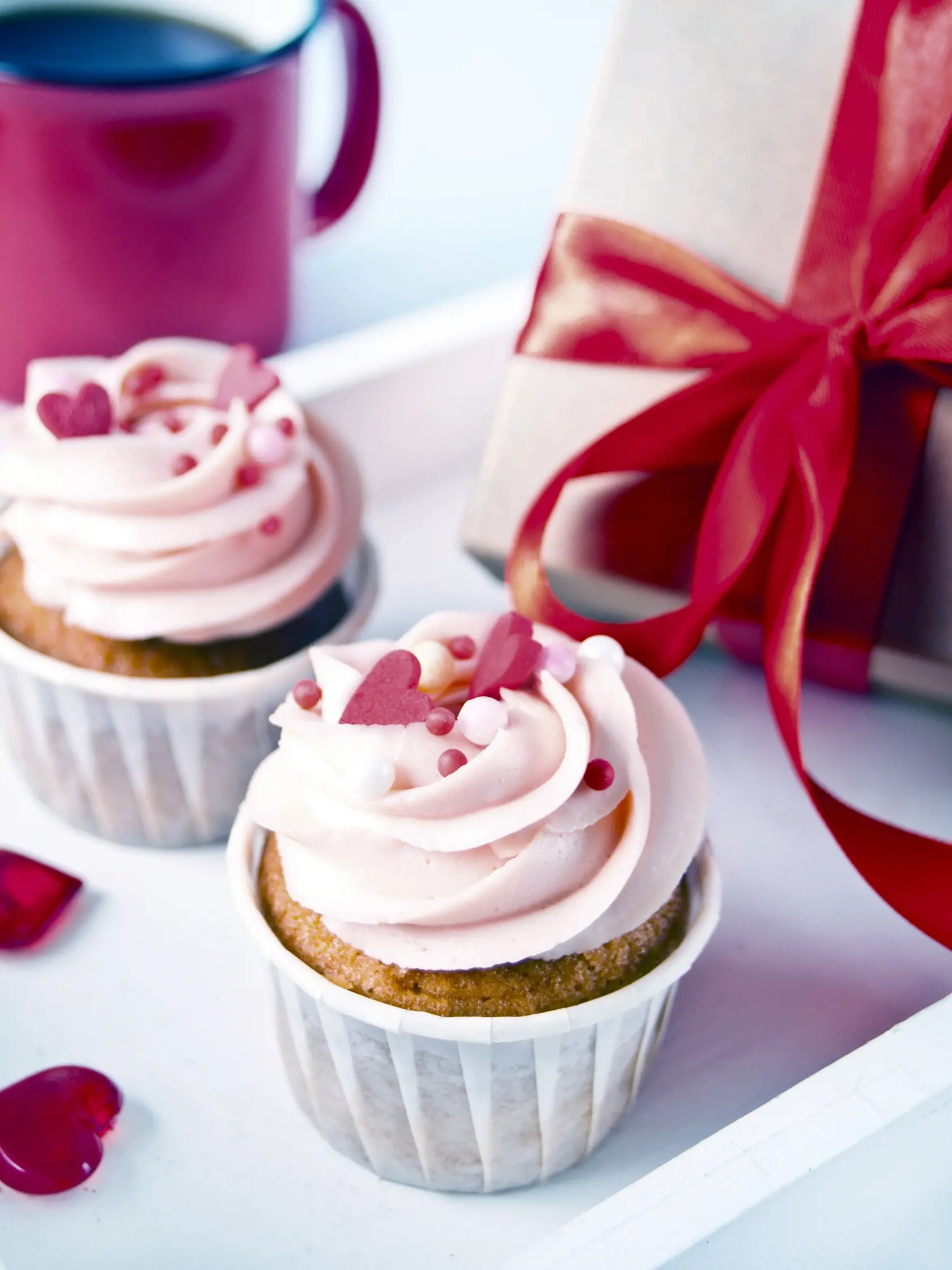 Valentínske cupcaky