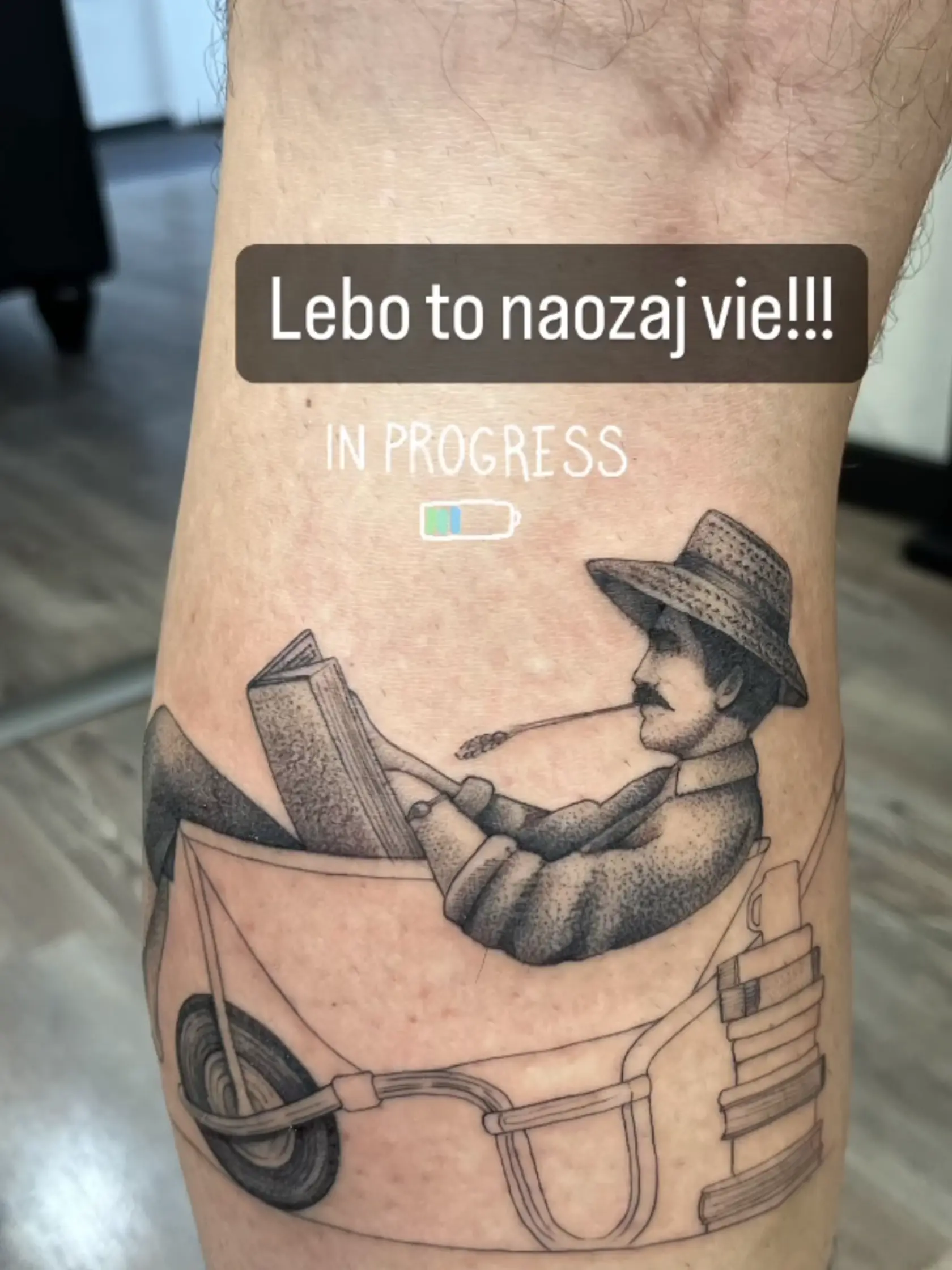 Richard kresby na tele považuje za umenie.