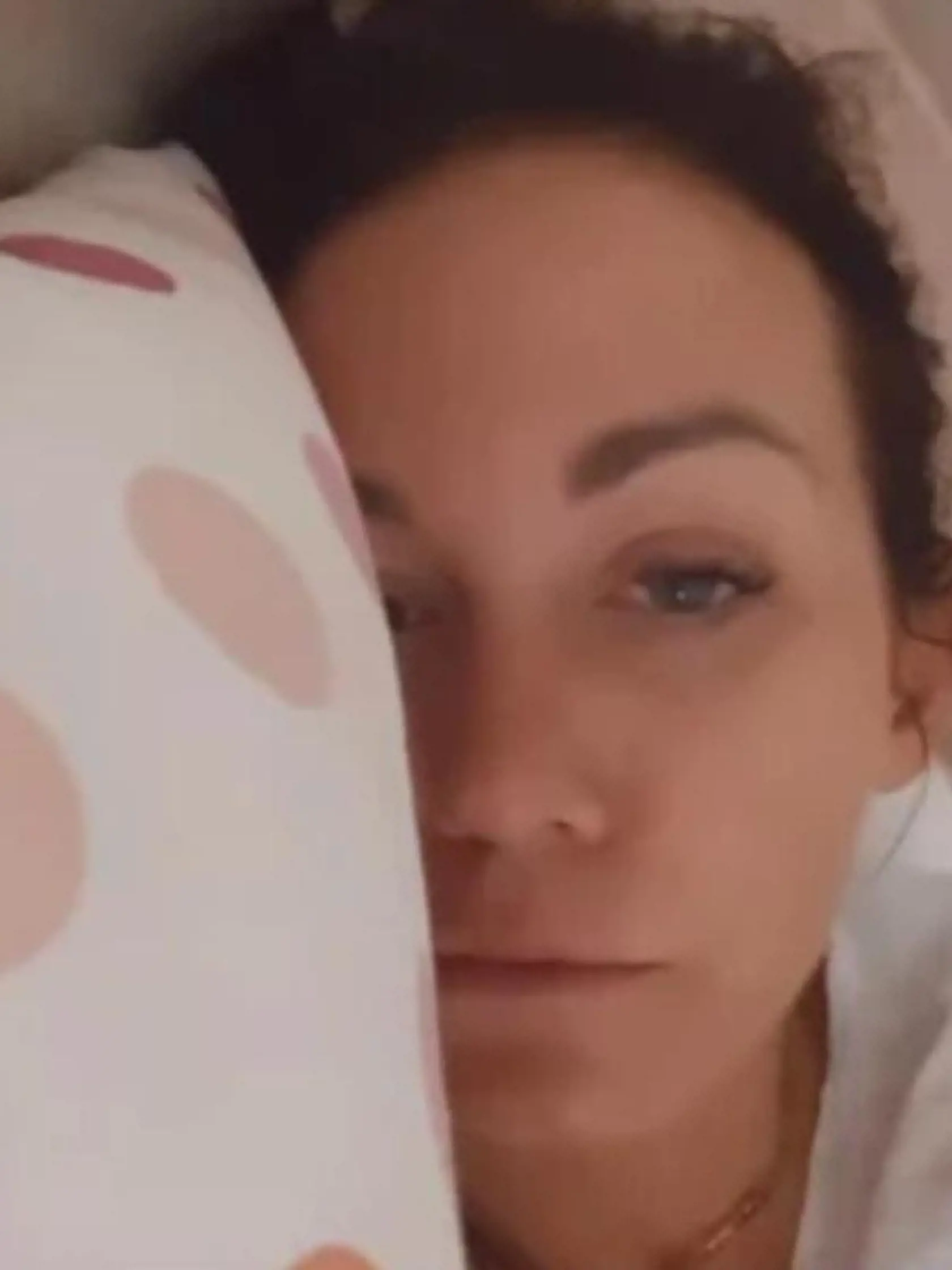 Agáta Hanychová v nemocnici.