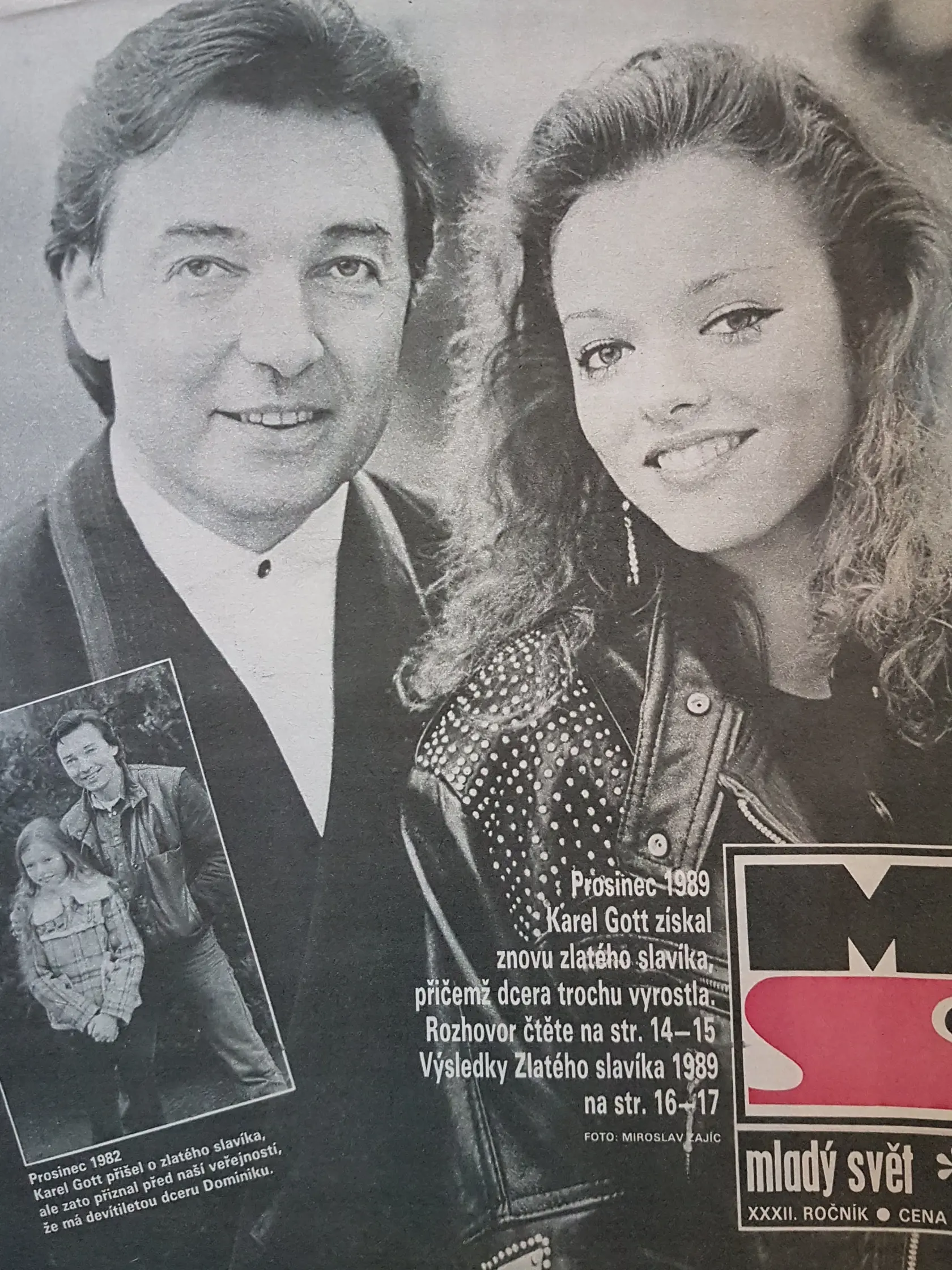 Dominika Gottová s Karlom Gottom