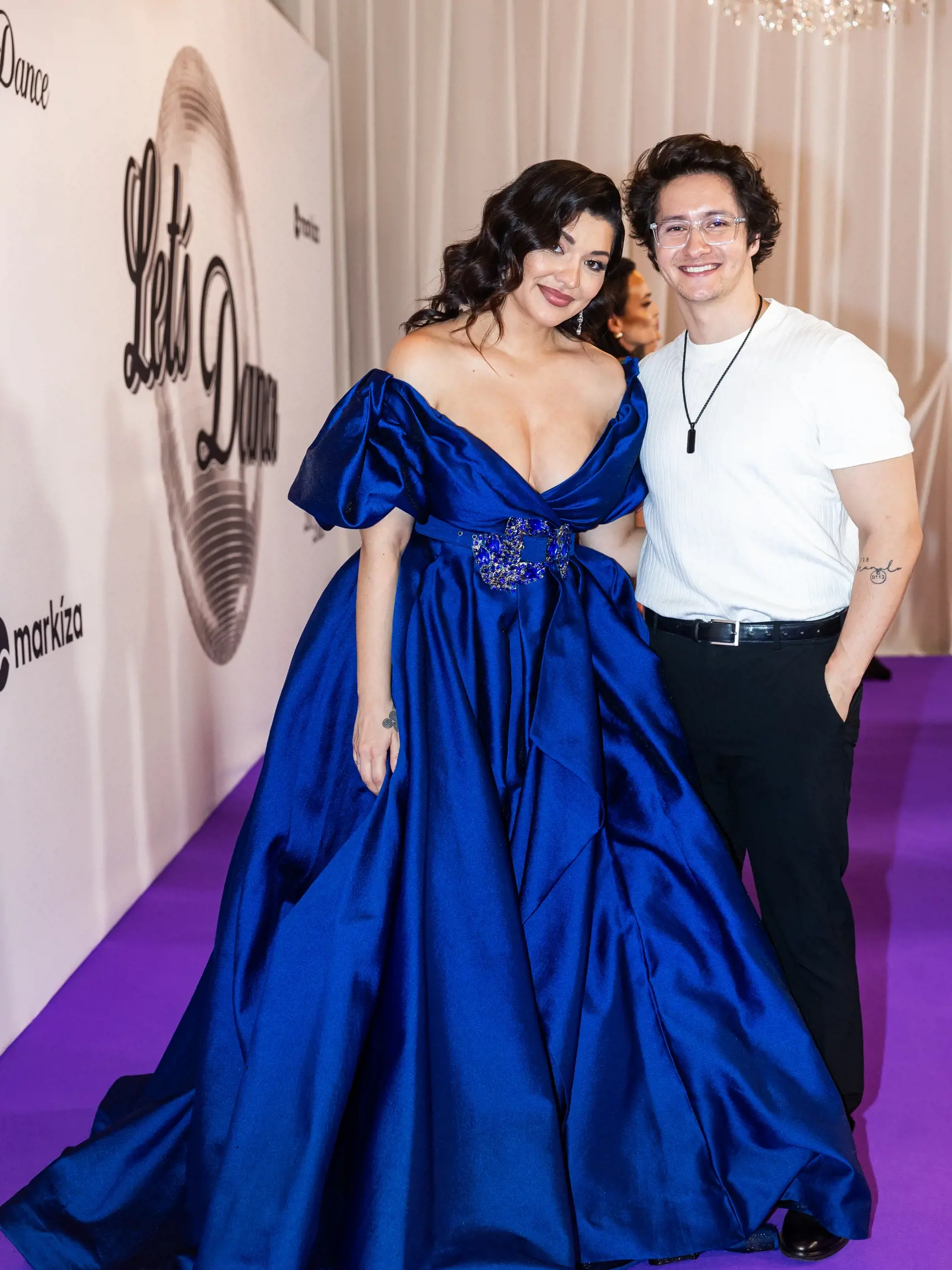 Finále tanečnej súťaže celebrít “LET’S DANCE 2024” v Bratislave. Na snímke Dáša Mamba Šarközyová a Tony Porucha.