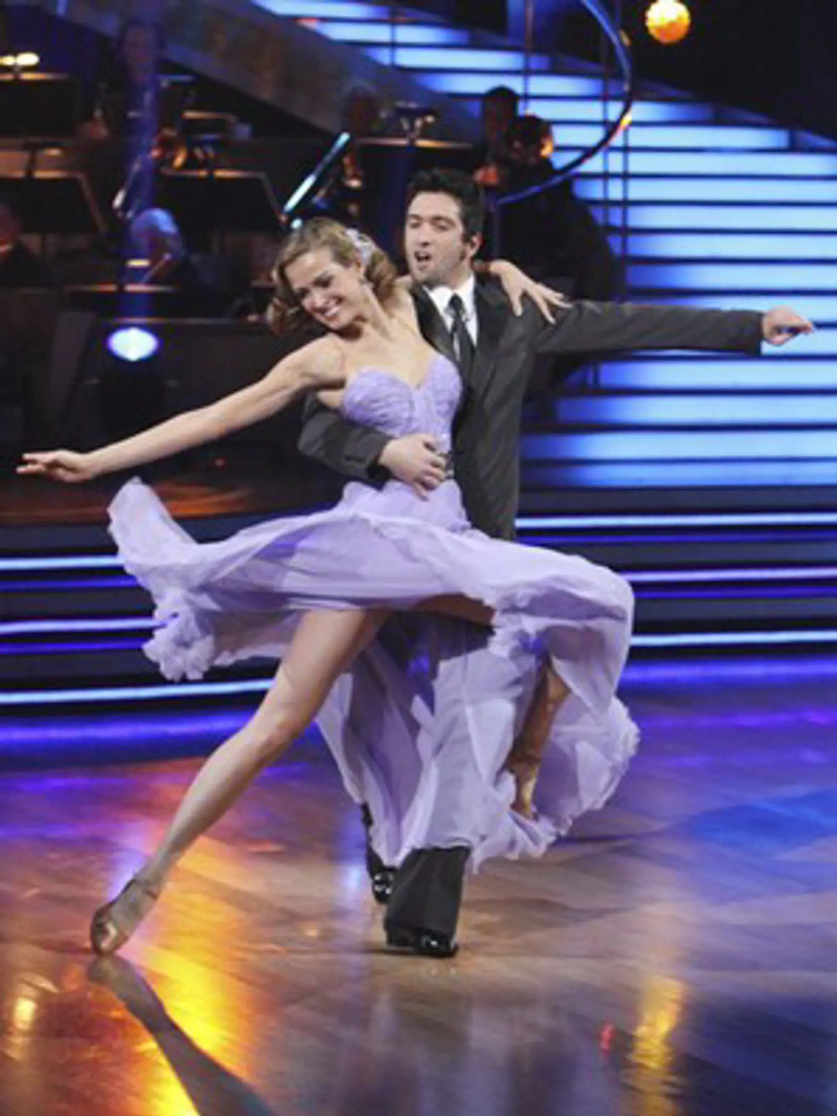 Petra Nemcová a Dmitry Chaplin počas prvého kola súťaže Dancing with the Stars
