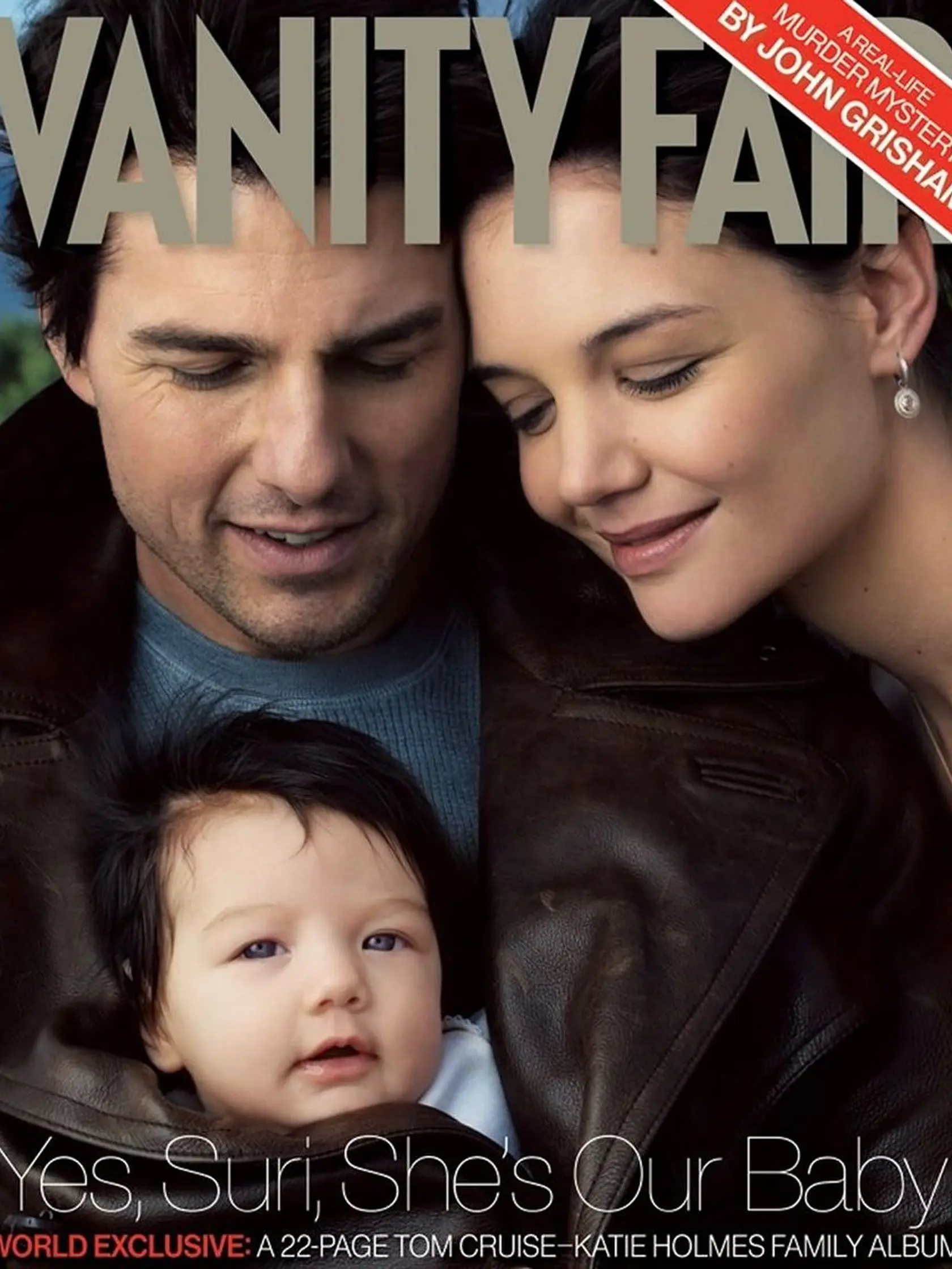 Už ako 5-mesačná debutovala Suri na obálke Vanity Fair spolu s milujúcimi rodičmi Tomom Cruiseom a Katie Holmes.