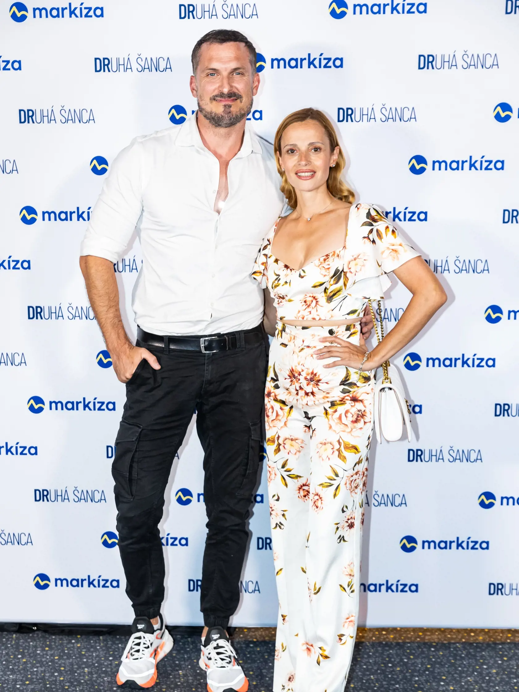 Novinárska premiéra 3. série seriálu “Druhá šanca” v Bratislave. Na snímke Ján Koleník a Lívia Bielovič. 