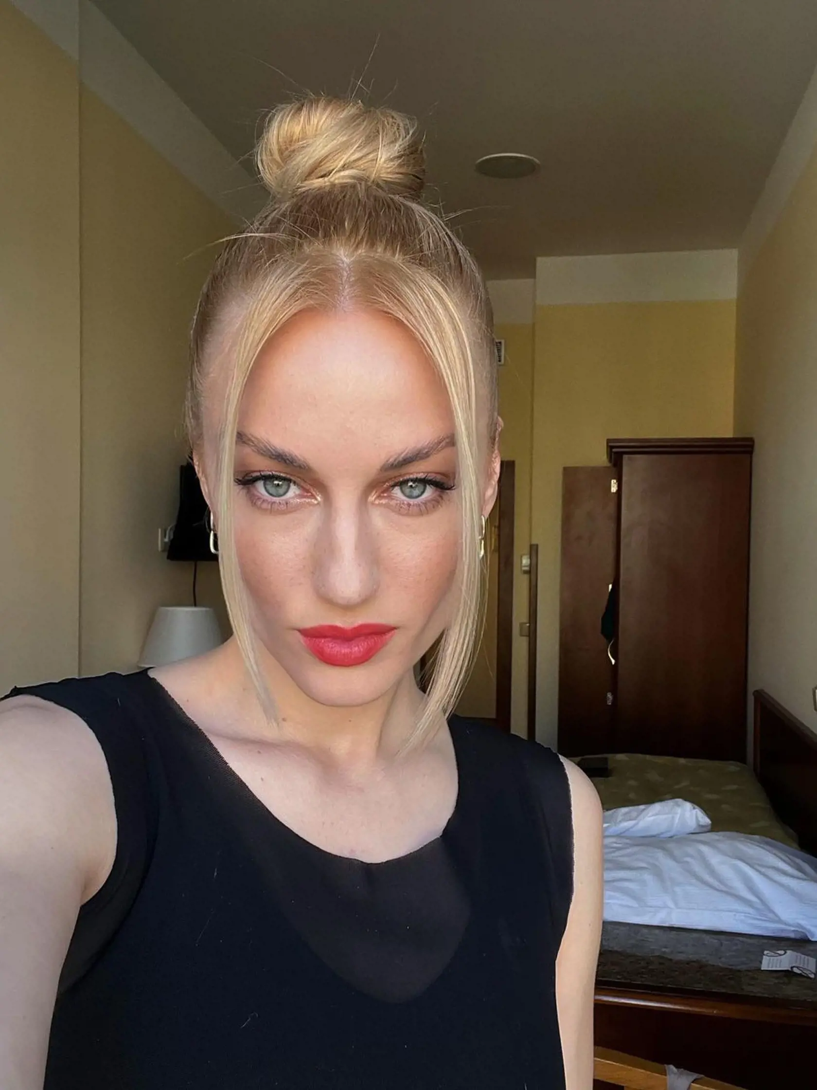 Herečka Natália Germáni s najnovším blond lookom.