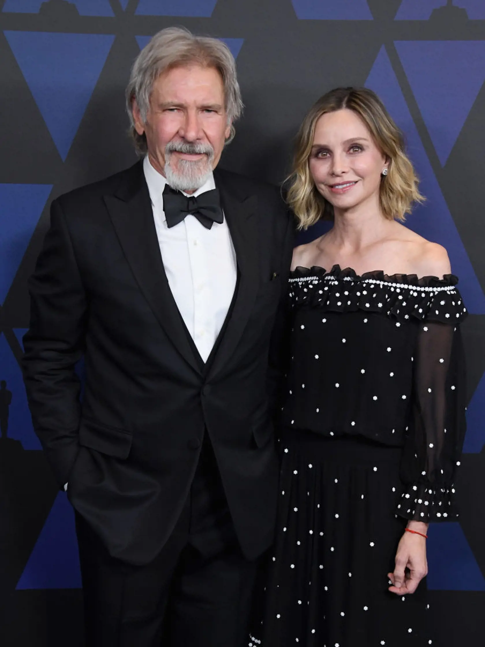 Harrison Ford a o 22 rokov mladšia Calista Flockhart: Vzali sa v roku 2010 po 8 rokoch randenia.