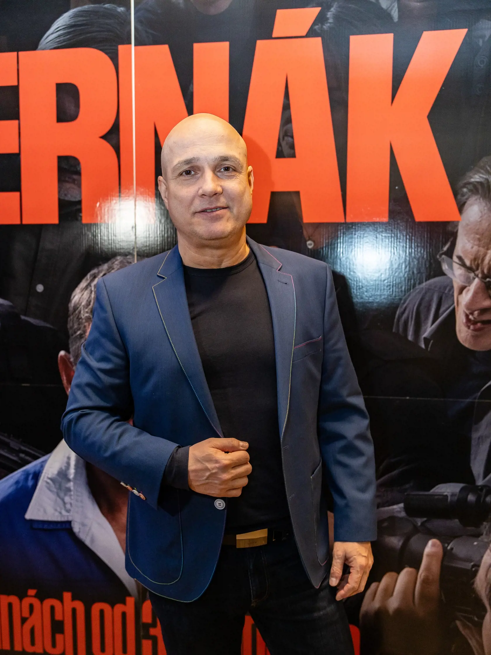 Premiéra filmu “ČERNÁK”. Na snímke je Dušan Cinkota.
