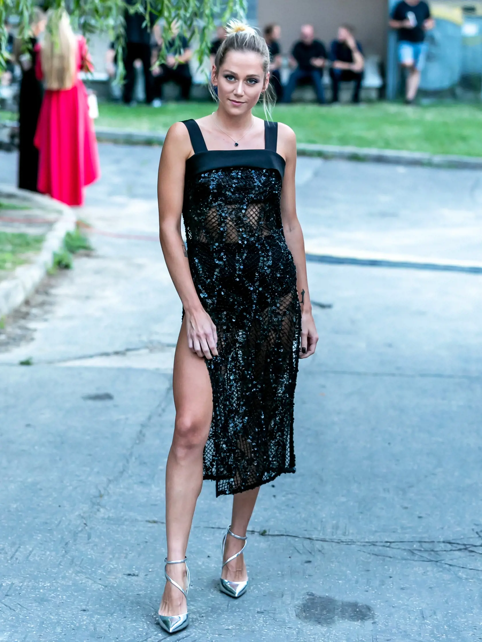 Na snímke je Emma Drobná pred Miss Slovensko 2021.