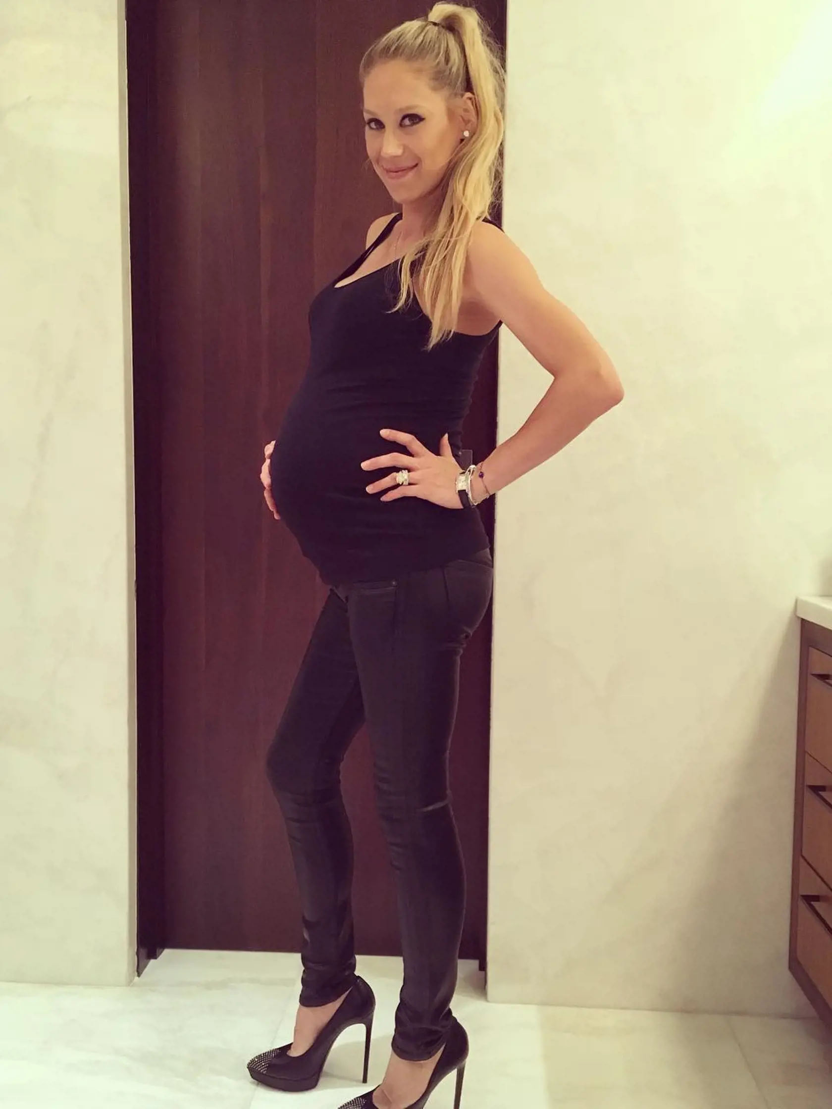 Tehotná Anna Kournikova
