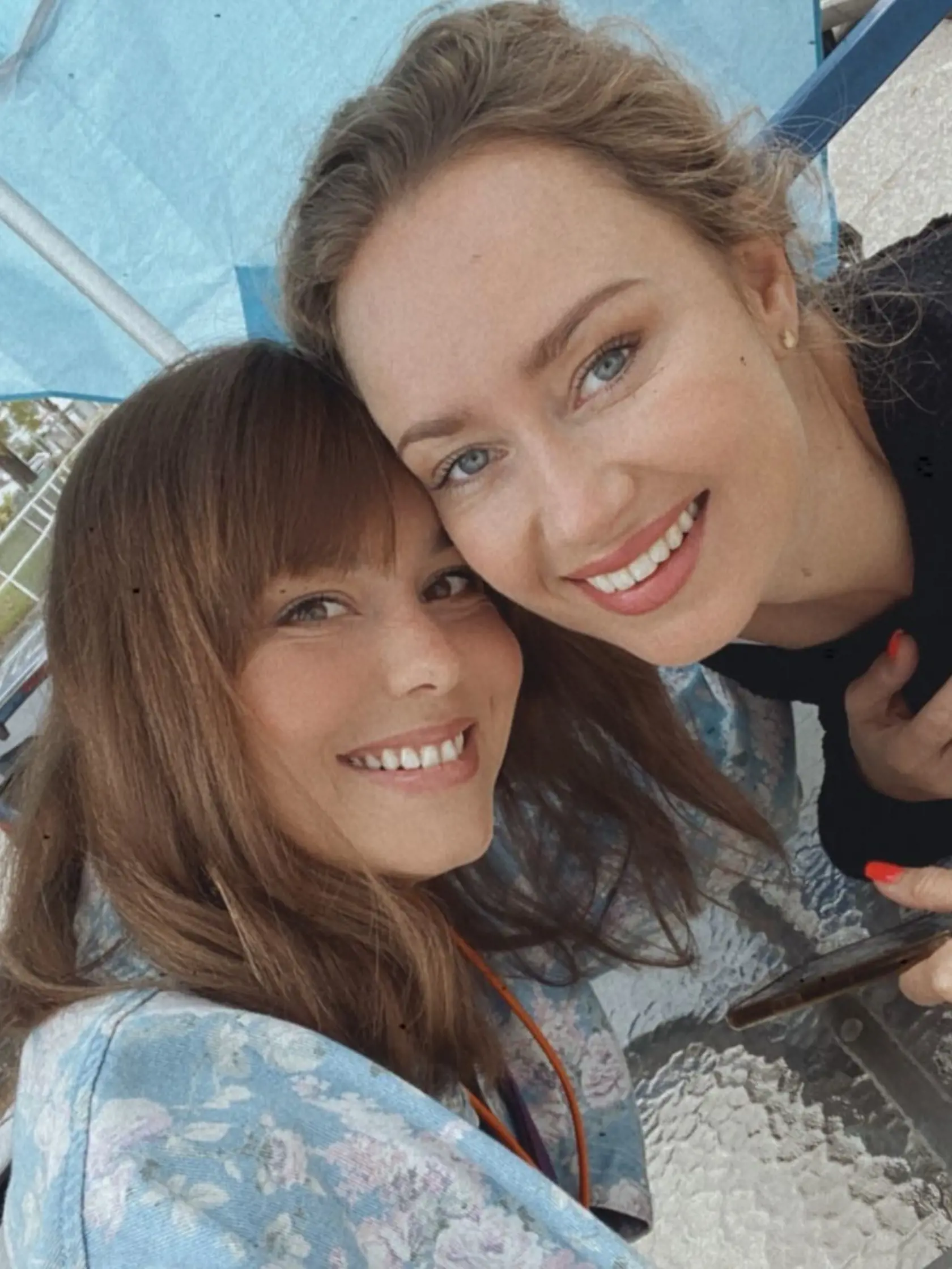 Dominika s kamarátkou a kolegyňou Natáliou Puklušovou