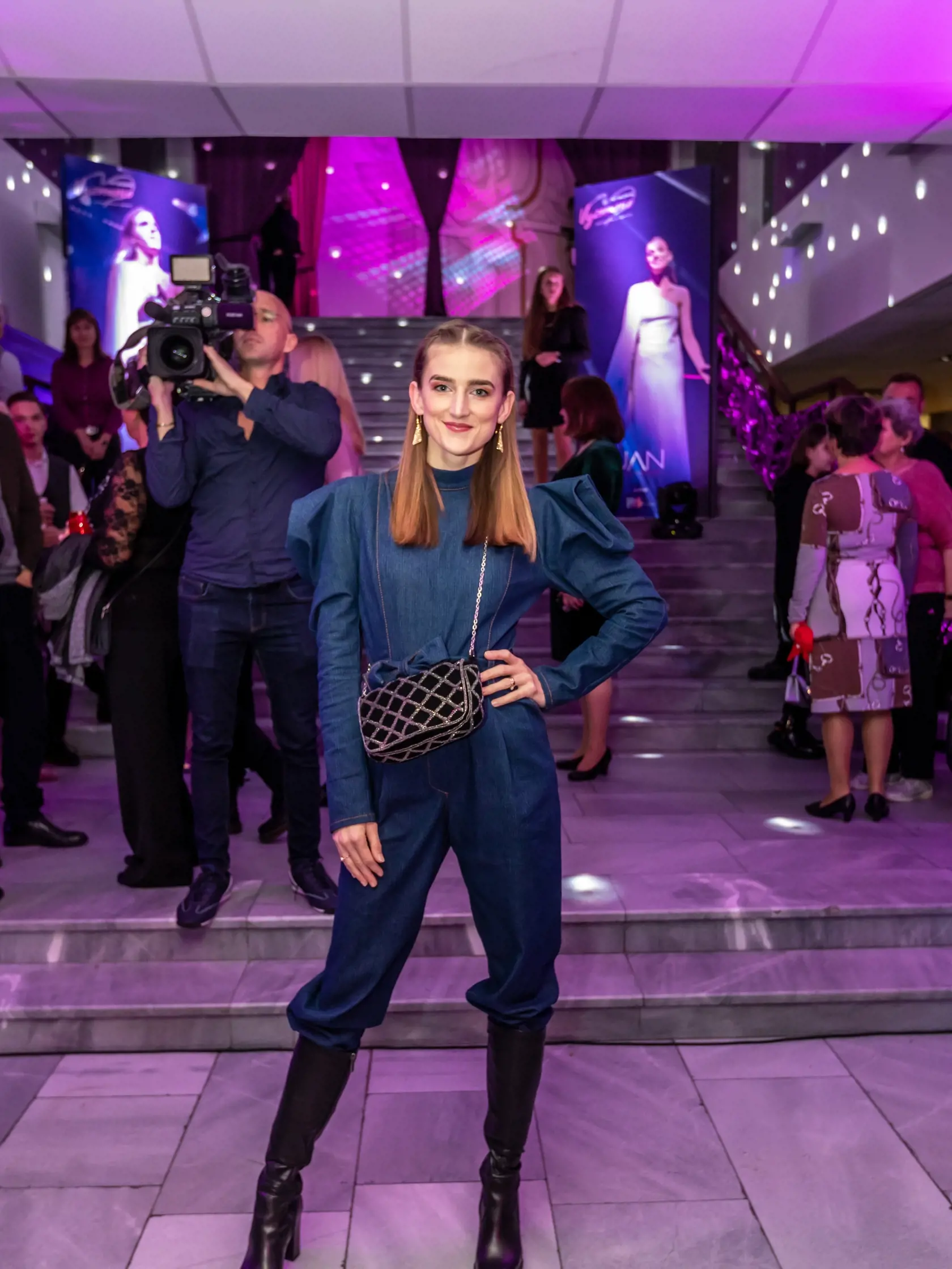 V Iuvente sa konala premiéra muzikálu Vyznanie. Na snímke je Barbora Ďurovčíková. 