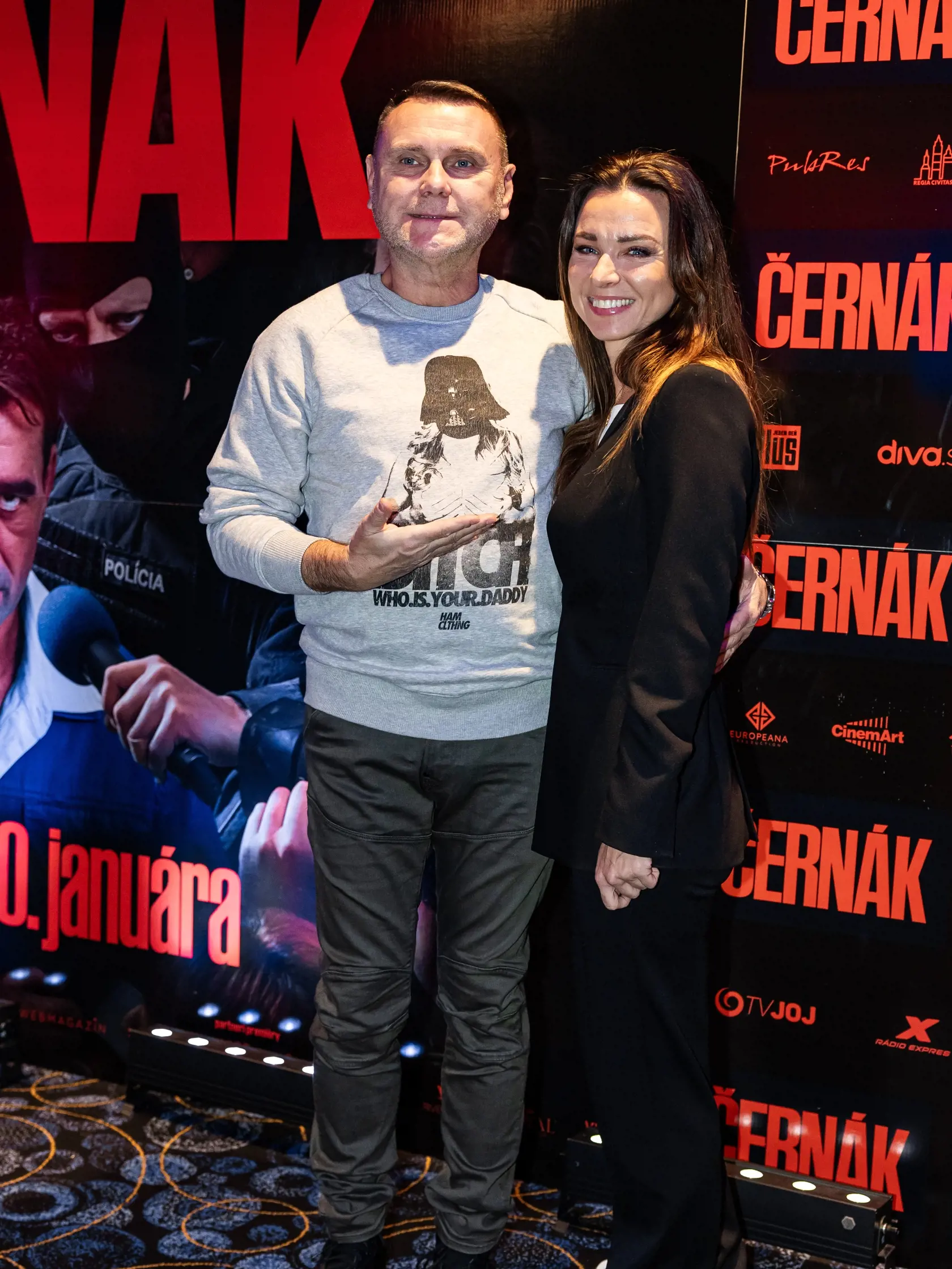 Premiéra druhého dielu filmu “ČERNÁK” v Bratislave. Na snímke Ivo Ladižinský.