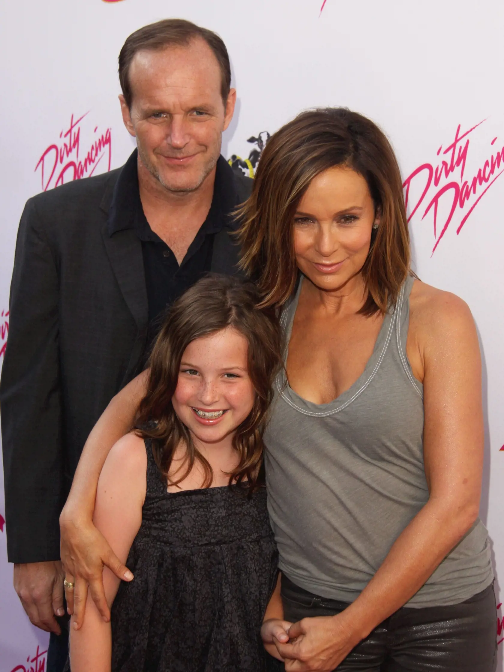 Jennifer Grey s rodinou v roku 2012. Tu mala ich dcéra Stella 11 rokov. 
