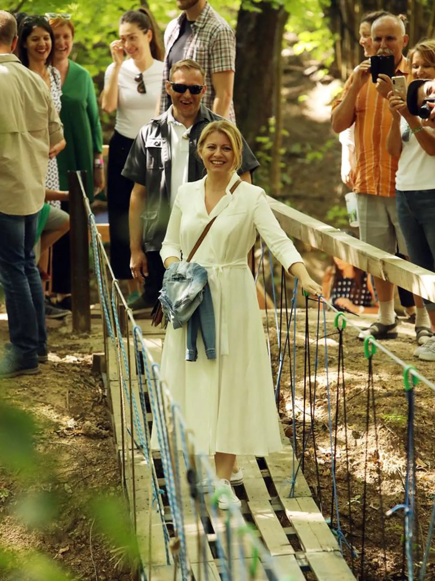 Prezidentka Zuzana Čaputová na festivale Gombasek.