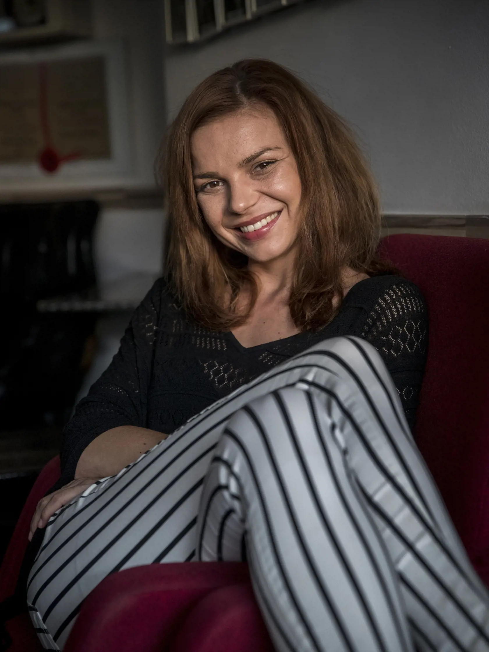 Petra Vajdová: Herečka prišla na stretnutie bez mejkapu.