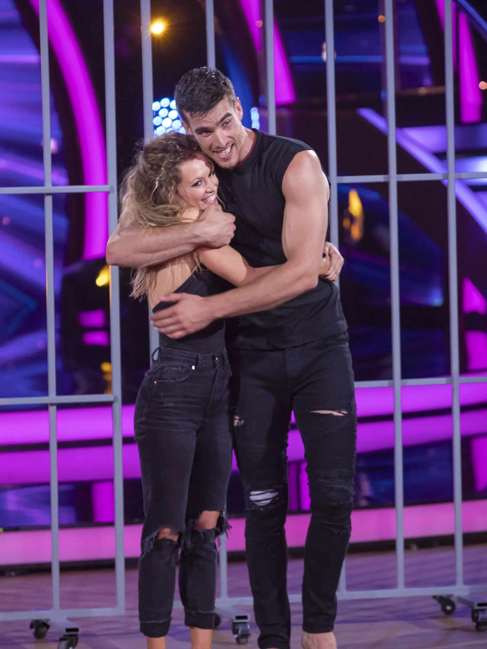 Finale tanečnej televíznej šou Let’s Dance v bratislavskej Inchebe. Na snímke je Dominika Rošková a Adam Bardy.