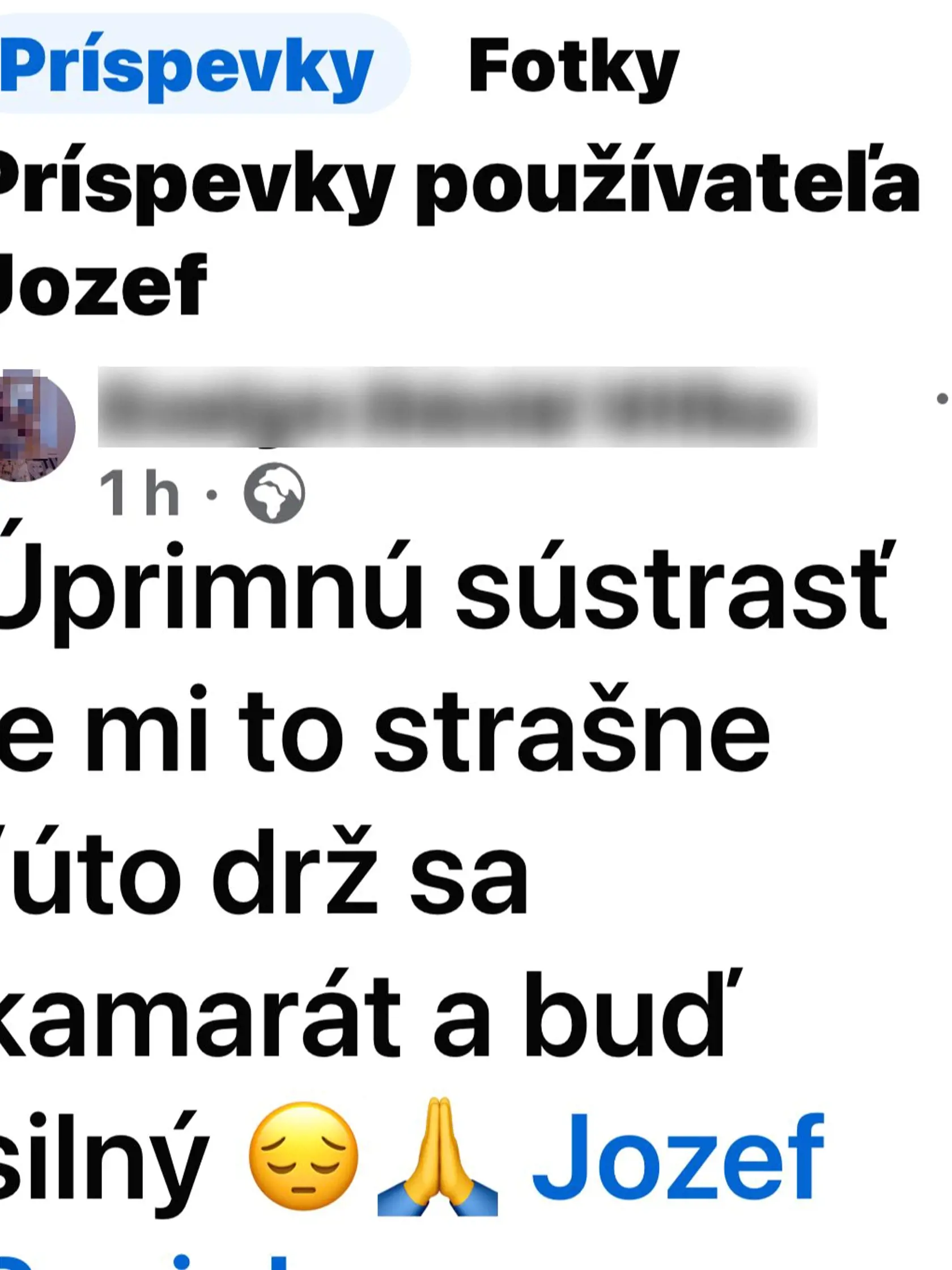 Toto napísala Jozefovi kamarátka. Ešte predtým, než sa rozchýrilo, koho polícia zadržala.