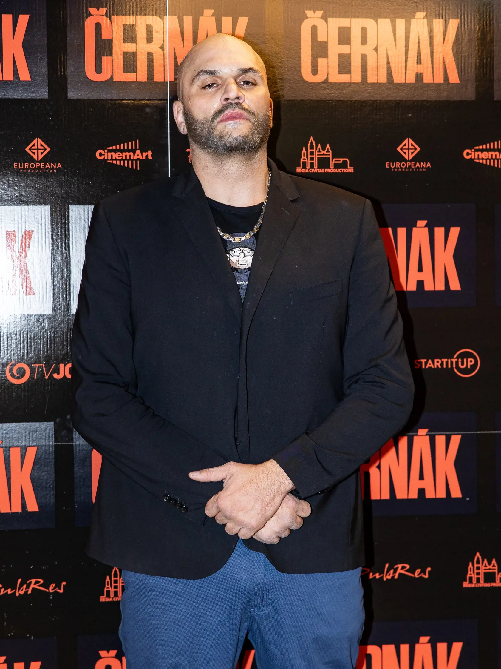 Premiéra filmu “ČERNÁK”. Na snímke je Marek "Fučo" Fučík.