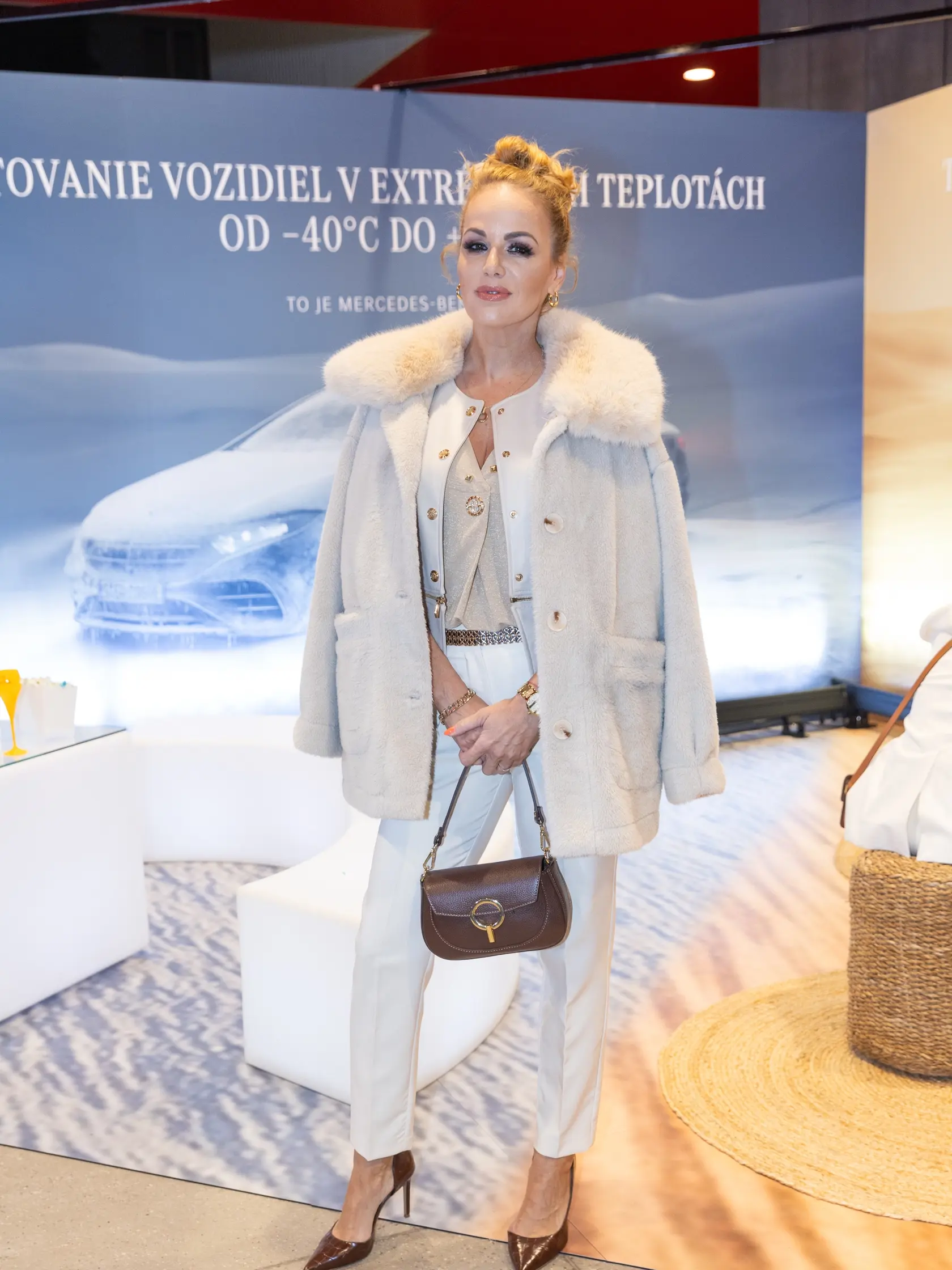 Módna šou Mercedes-Benz Fashion LIVE! 2024. Na snímke Karin Haydu.