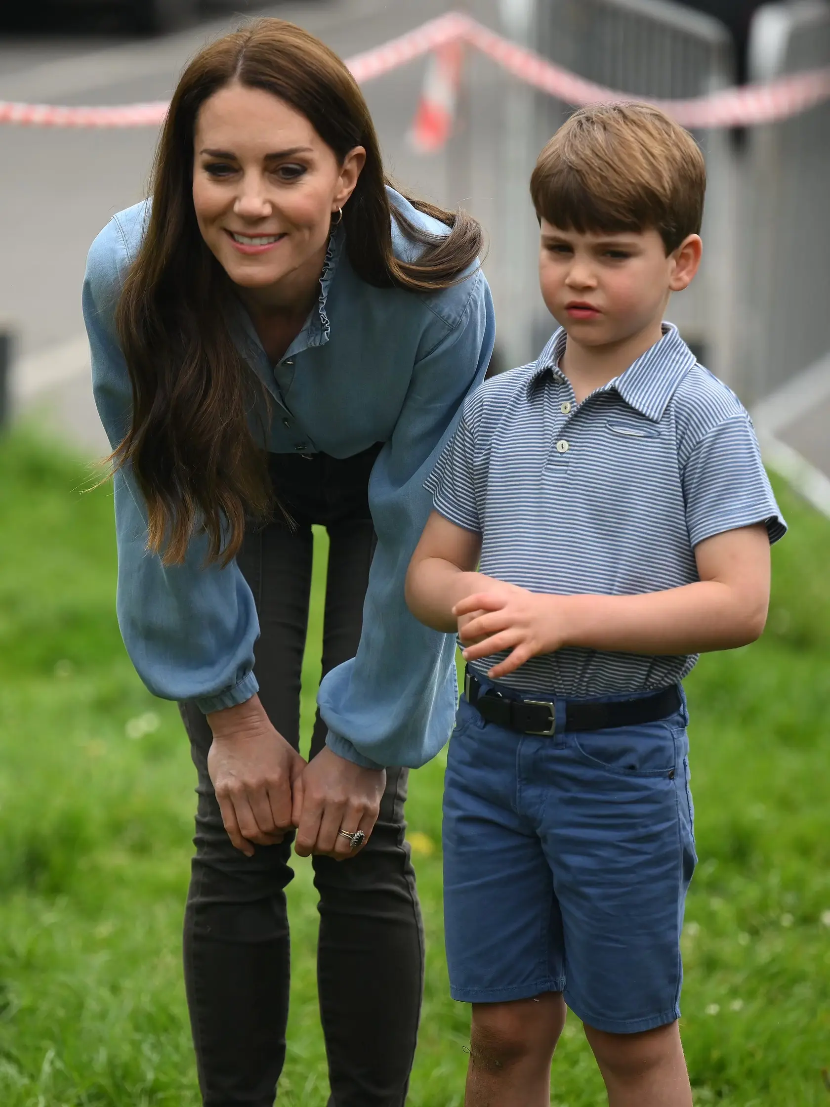 Princezná Kate a princ Louis na fotke z mája 2023