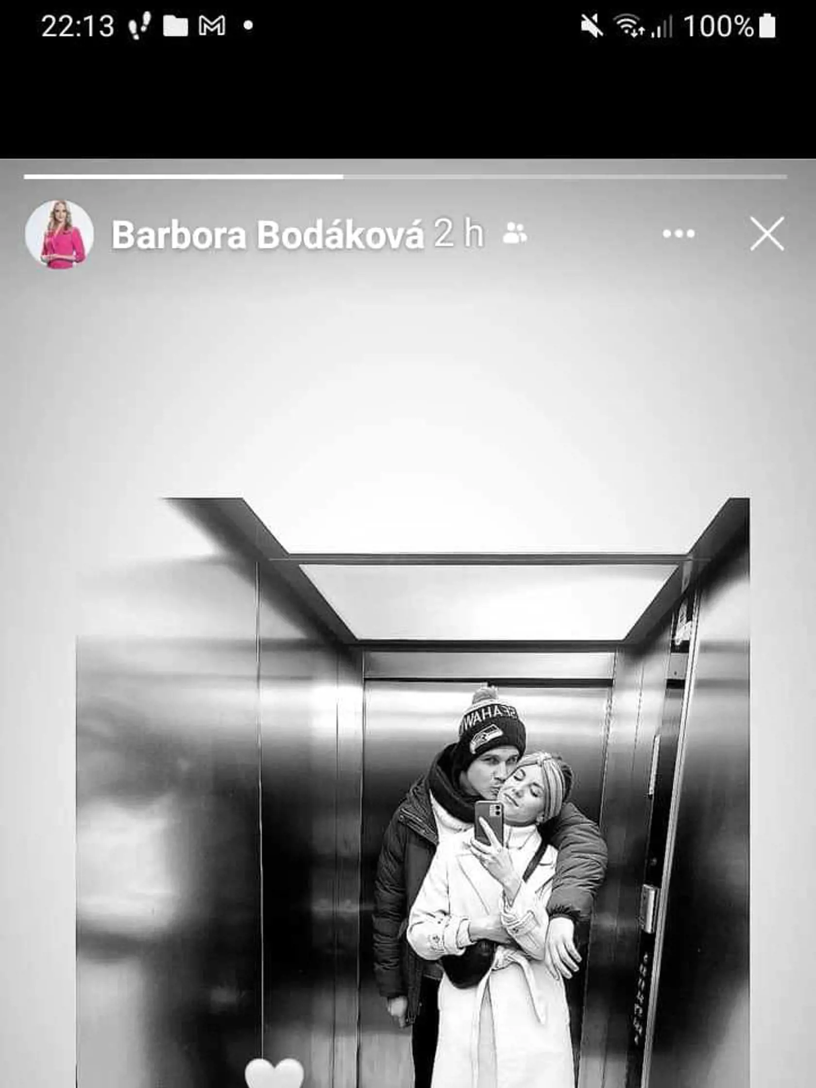 Moderátorka a redaktorka RTVS Barbora Bodáková strávila Deň zaľúbených po boku Adama Kociana.