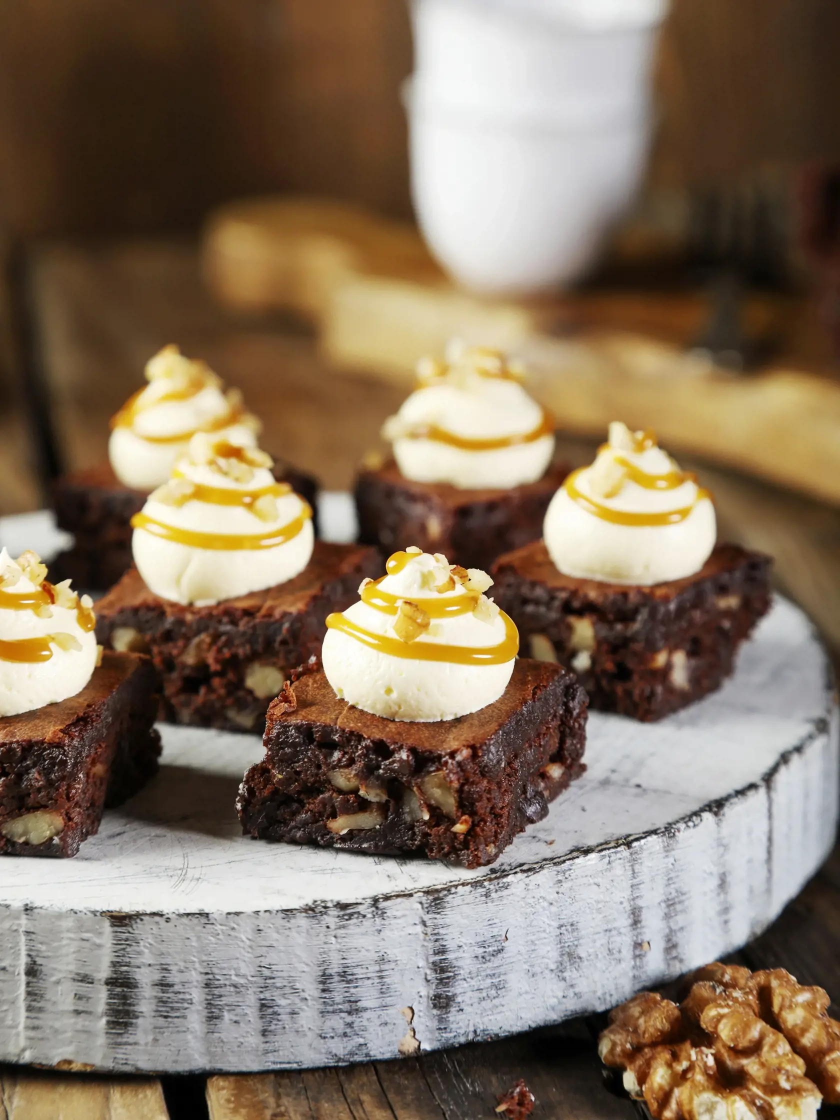 Brownies s arašidovým krémom
