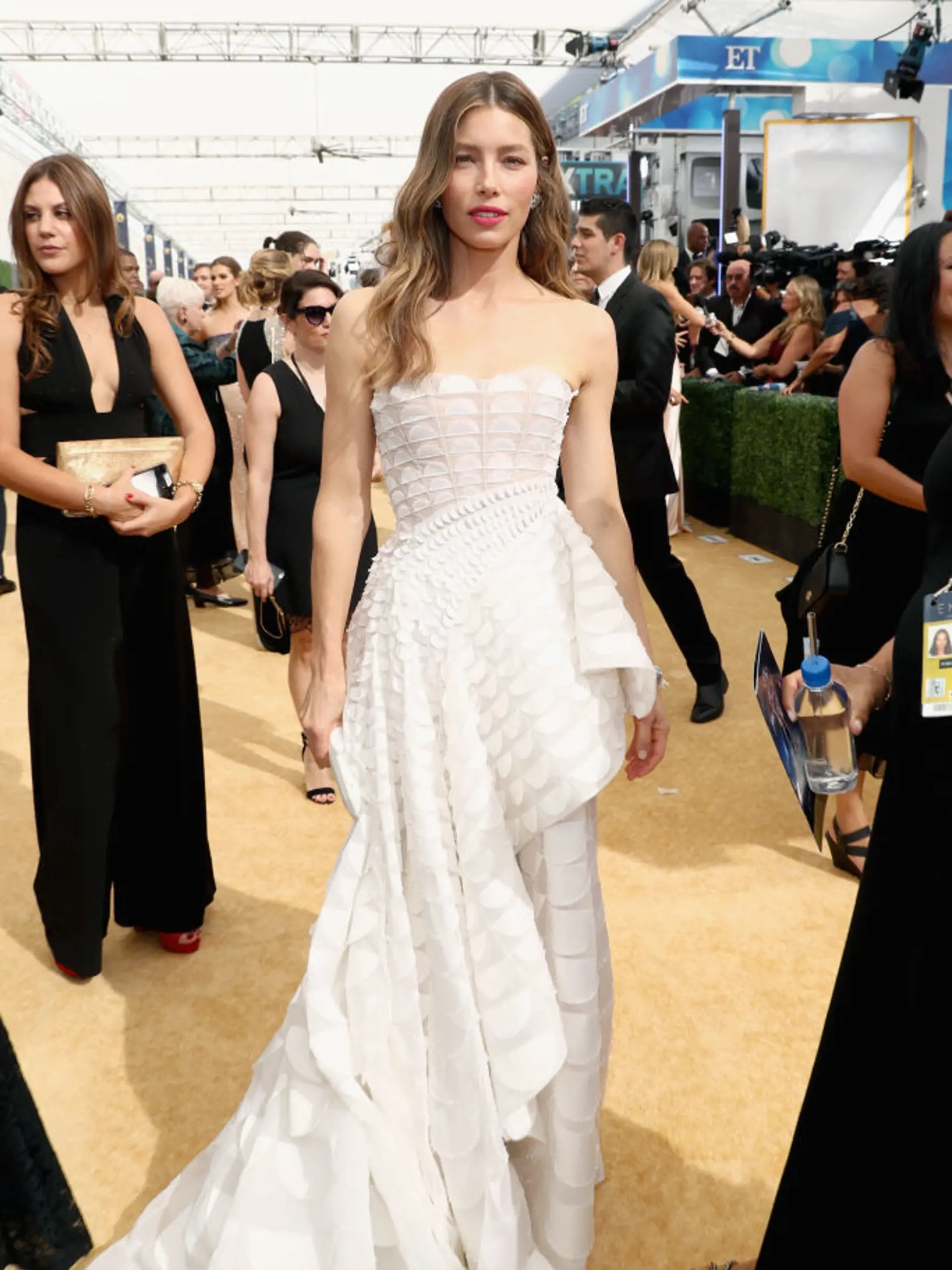 LOS ANGELES, CA - SEPTEMBER 17:  Actor Jessica Biel attends the 70th Annual Primetime Emmy Awards at Microsoft Theater on September 17, 2018 in Los Angeles, California.  (Photo by Rich Polk/Getty Images for IMDb)