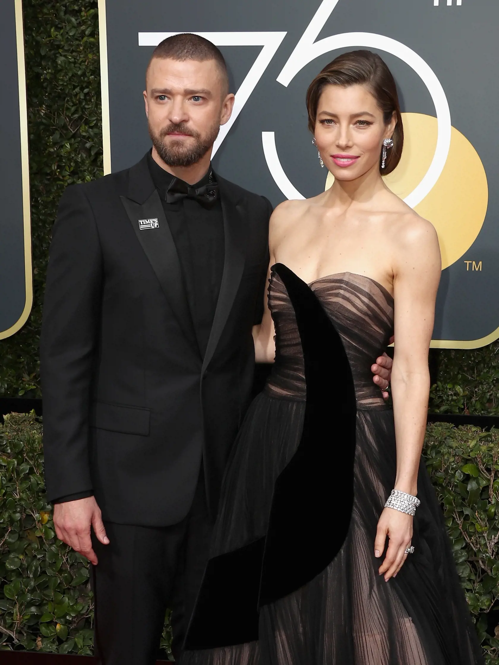 BEVERLY HILLS, CA - JANUARY 07:  Singer Justin Timberlake and actor Jessica Biel attend The 75th Annual Golden Globe Awards at The Beverly Hilton Hotel on January 7, 2018 in Beverly Hills, California.  (Photo by Frederick M. Brown/Getty Images)