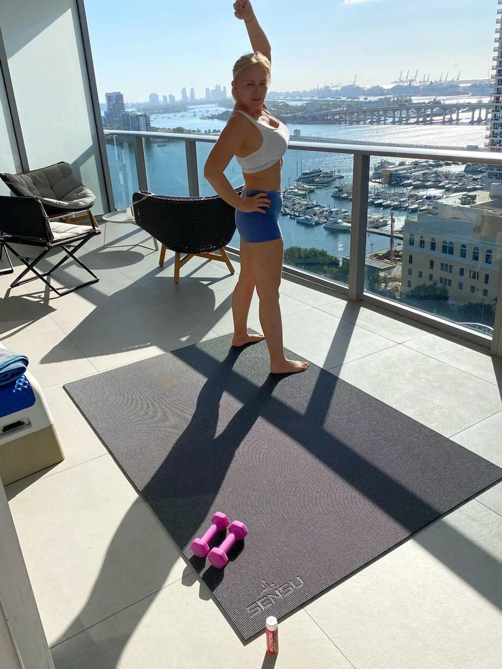 Zuzana Vačková cvičí aj na dovolenke
