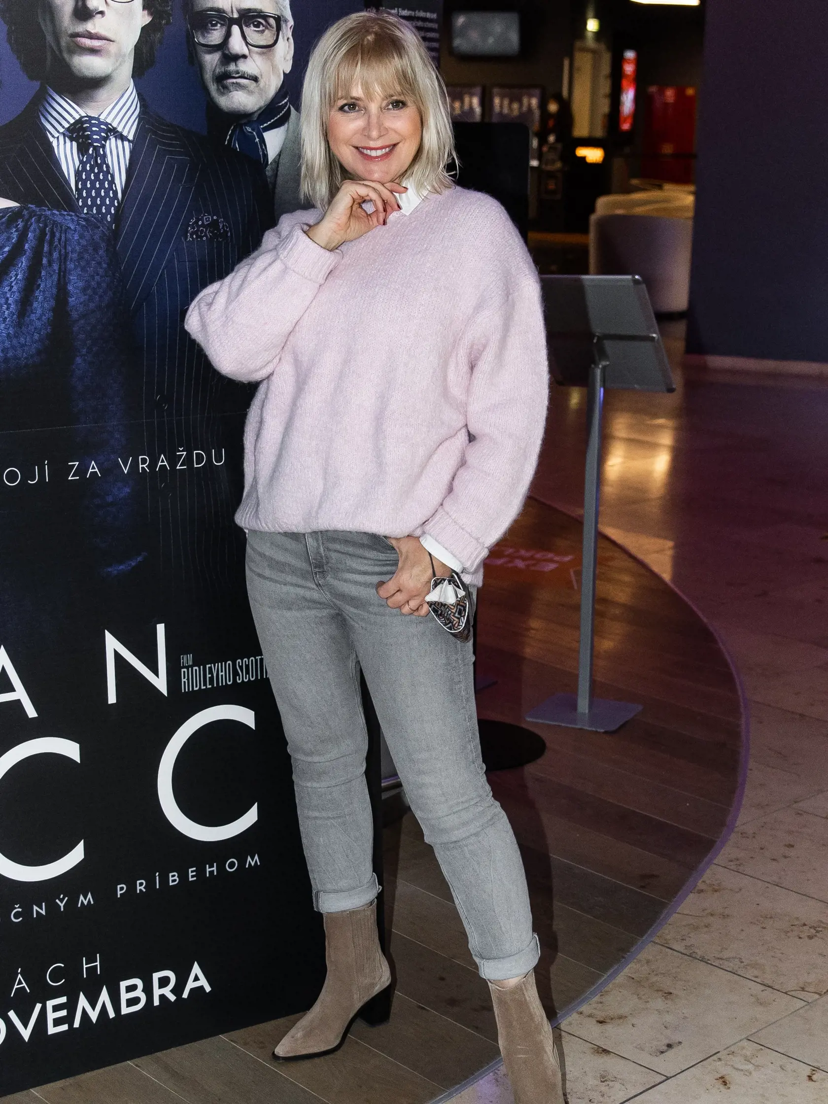 Zuzana Vačková na premiére v Bratislave.