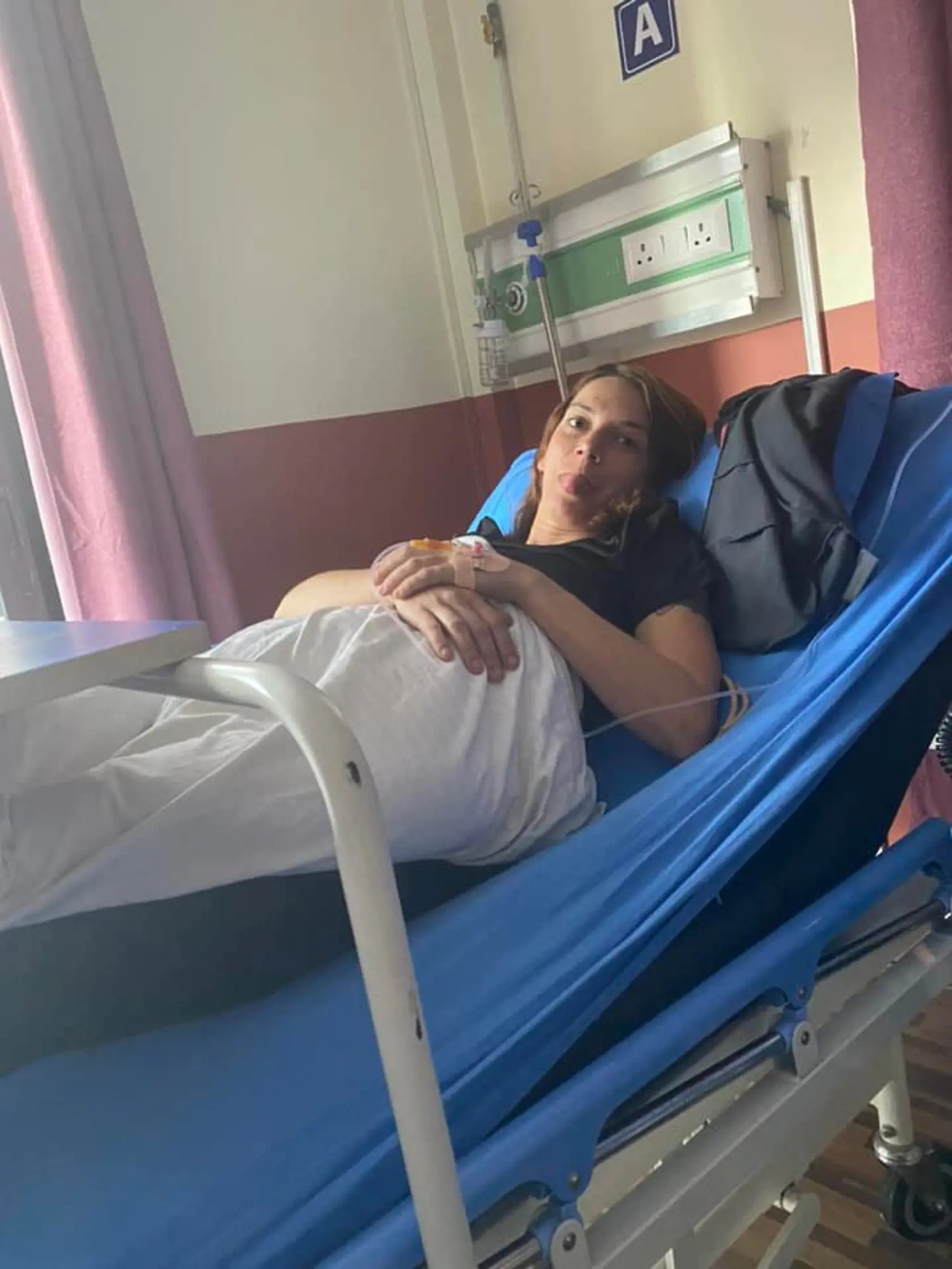 Dorota skončila nedávno v Nepále v nemocnici.