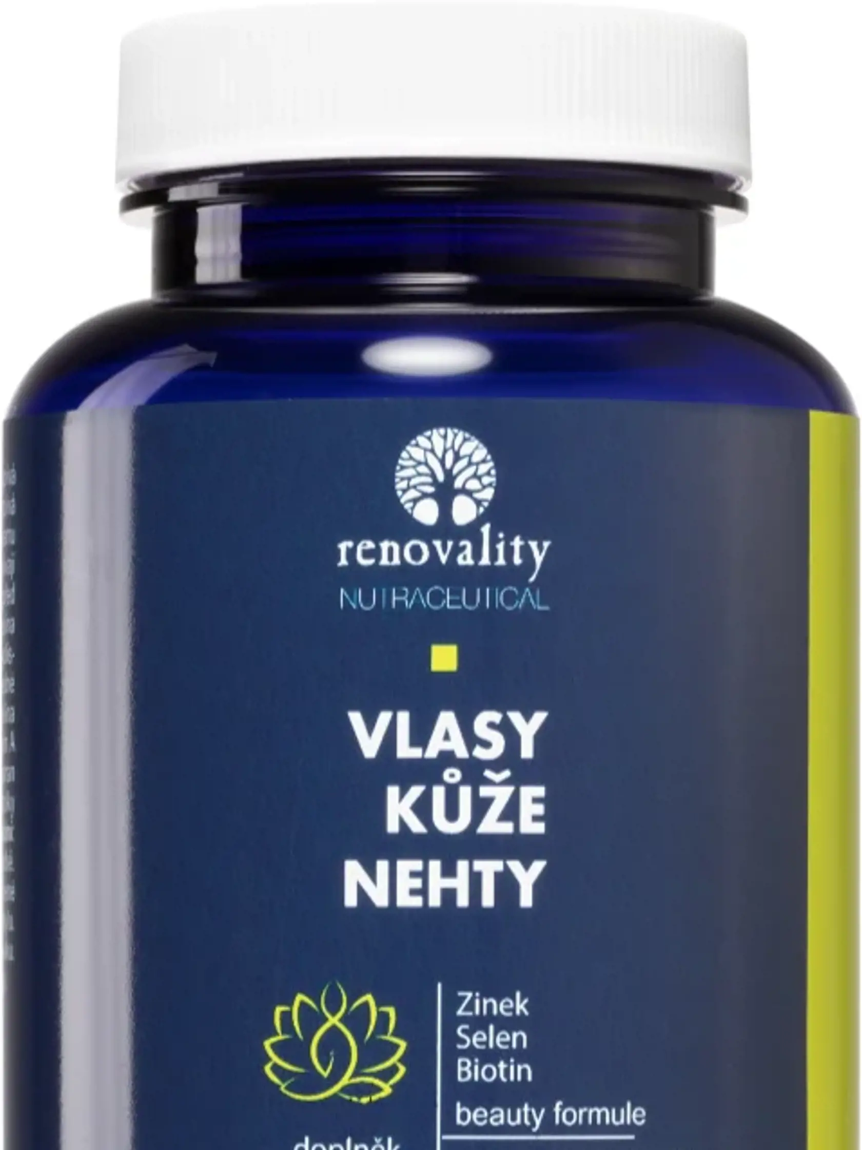 Výživový doplnok Vlasy, koža, nechty, Renovality, 13 €