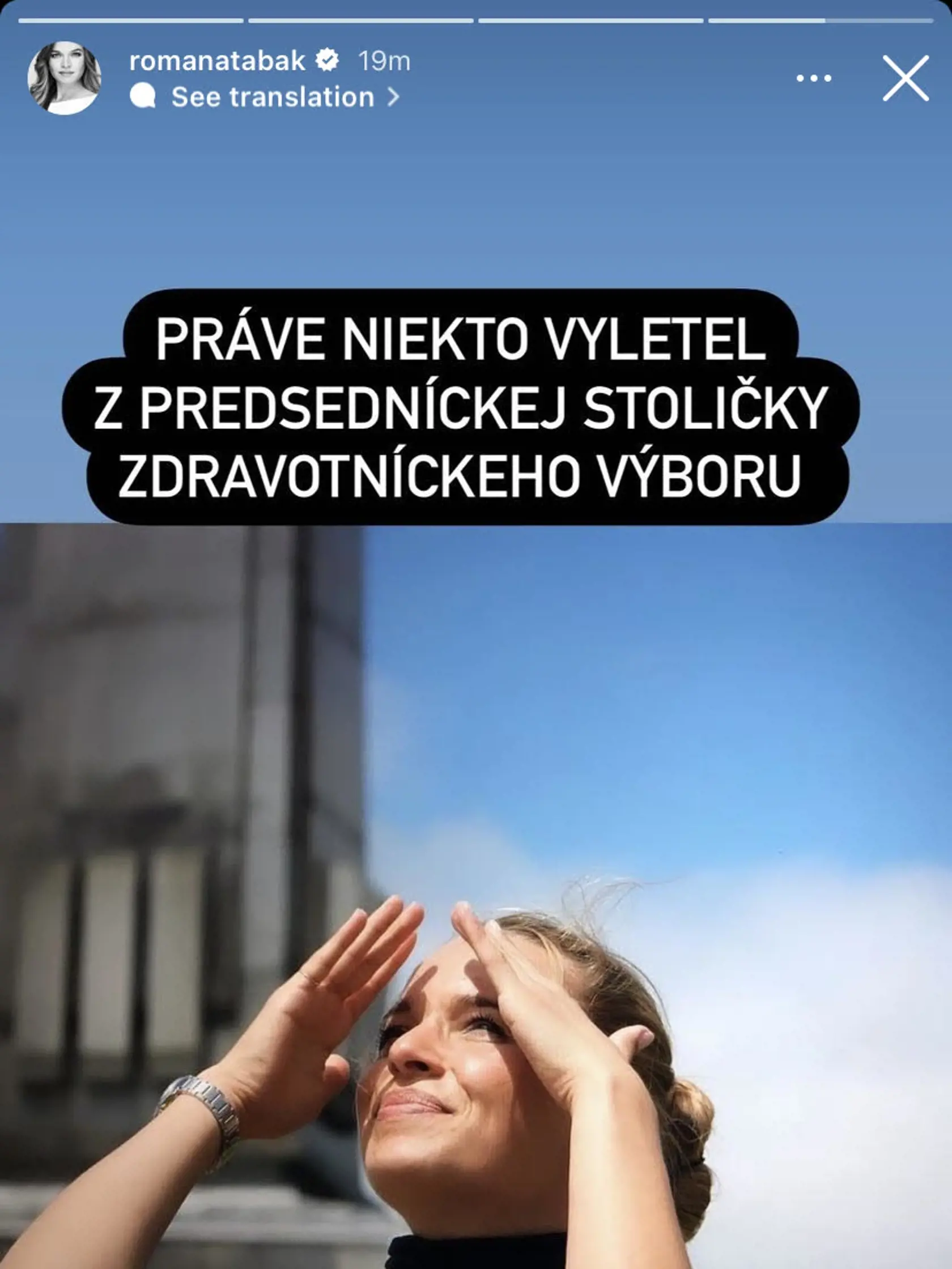 Cigániková na poste šéfky zdravotníckeho výboru Romane Tabak očividne chýbať nebude.