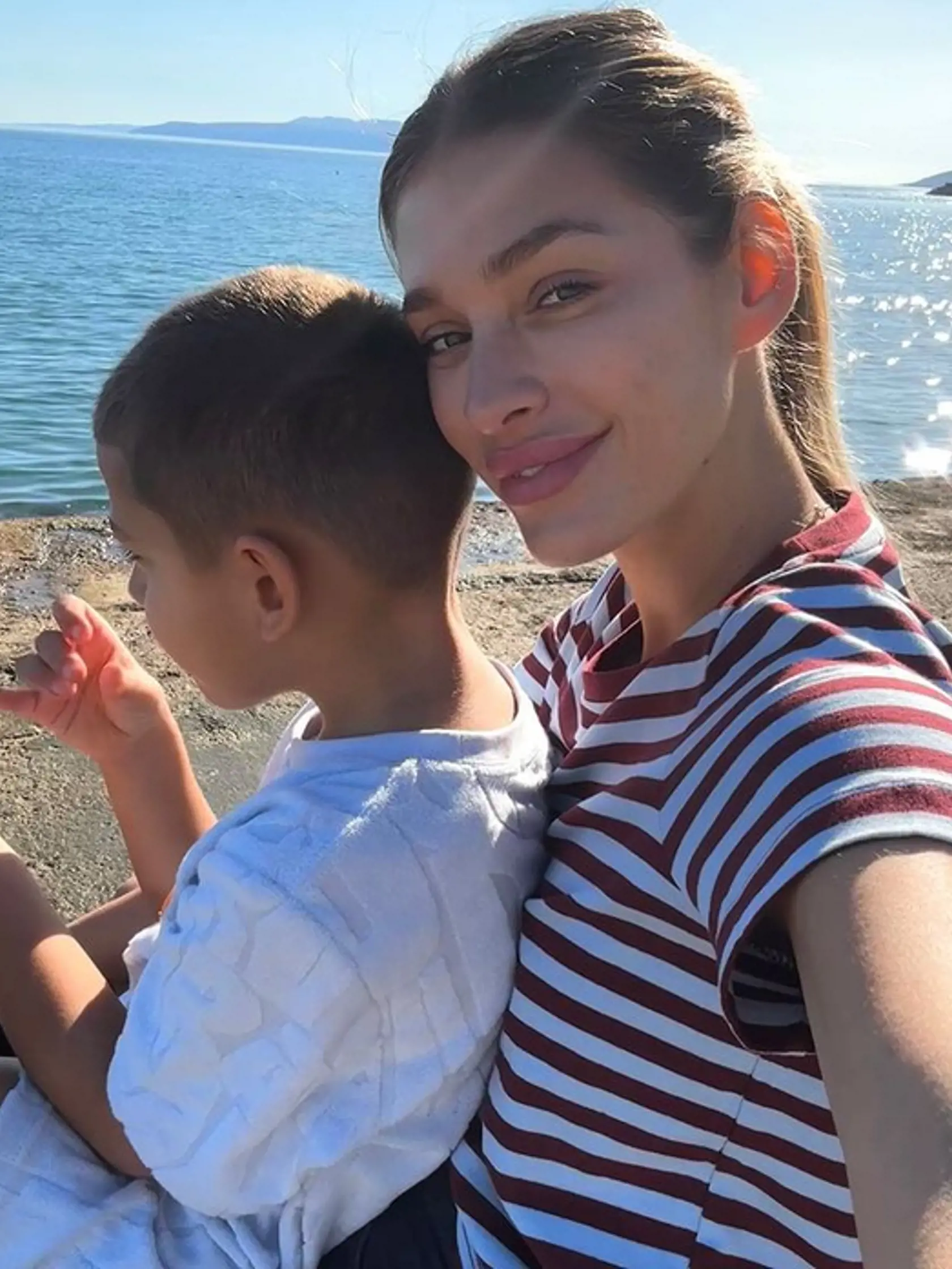 Jasmina so synom v milovanej Opatiji