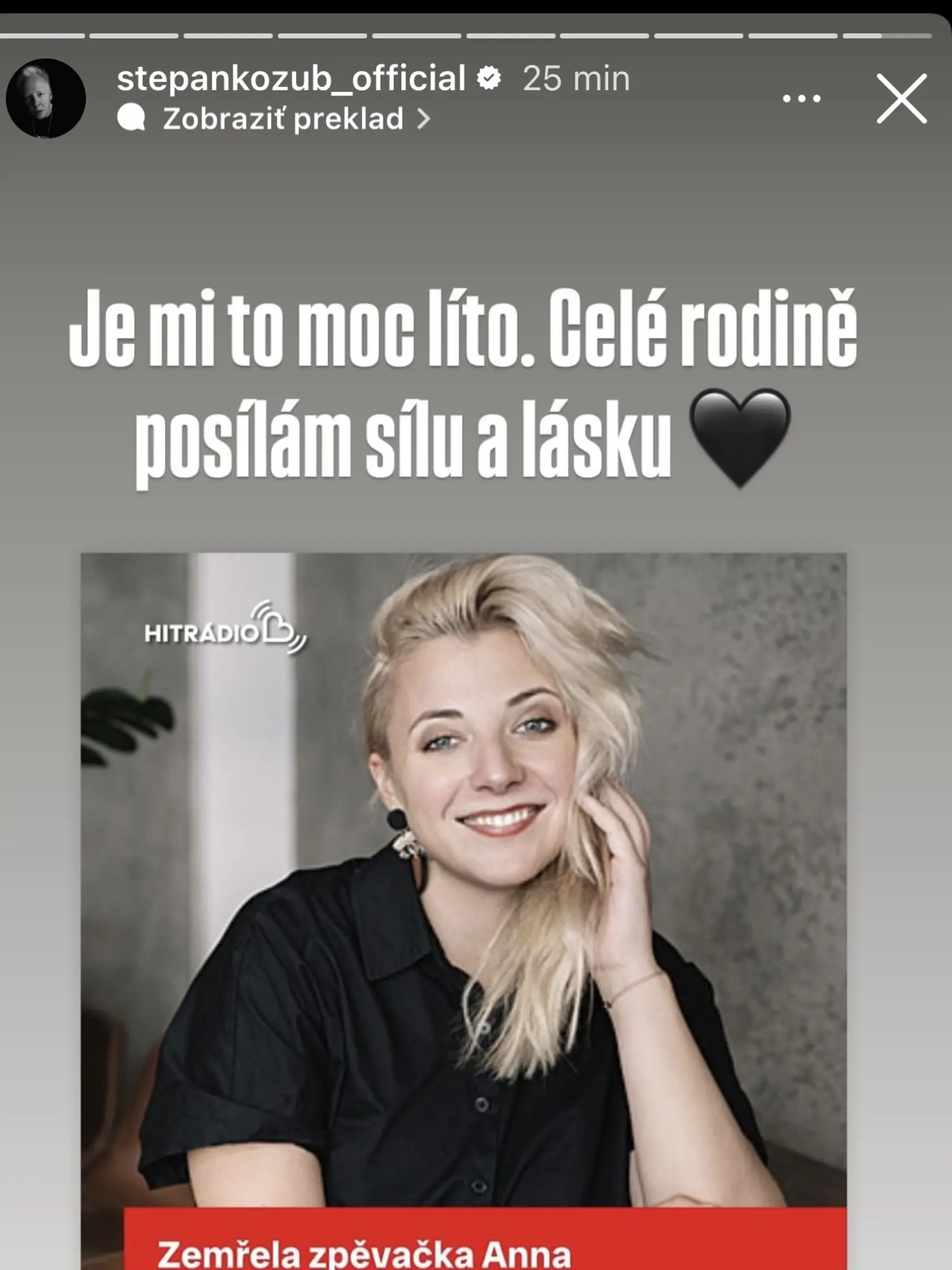Smrť Aničky zasiahla aj známe osobnosti.
