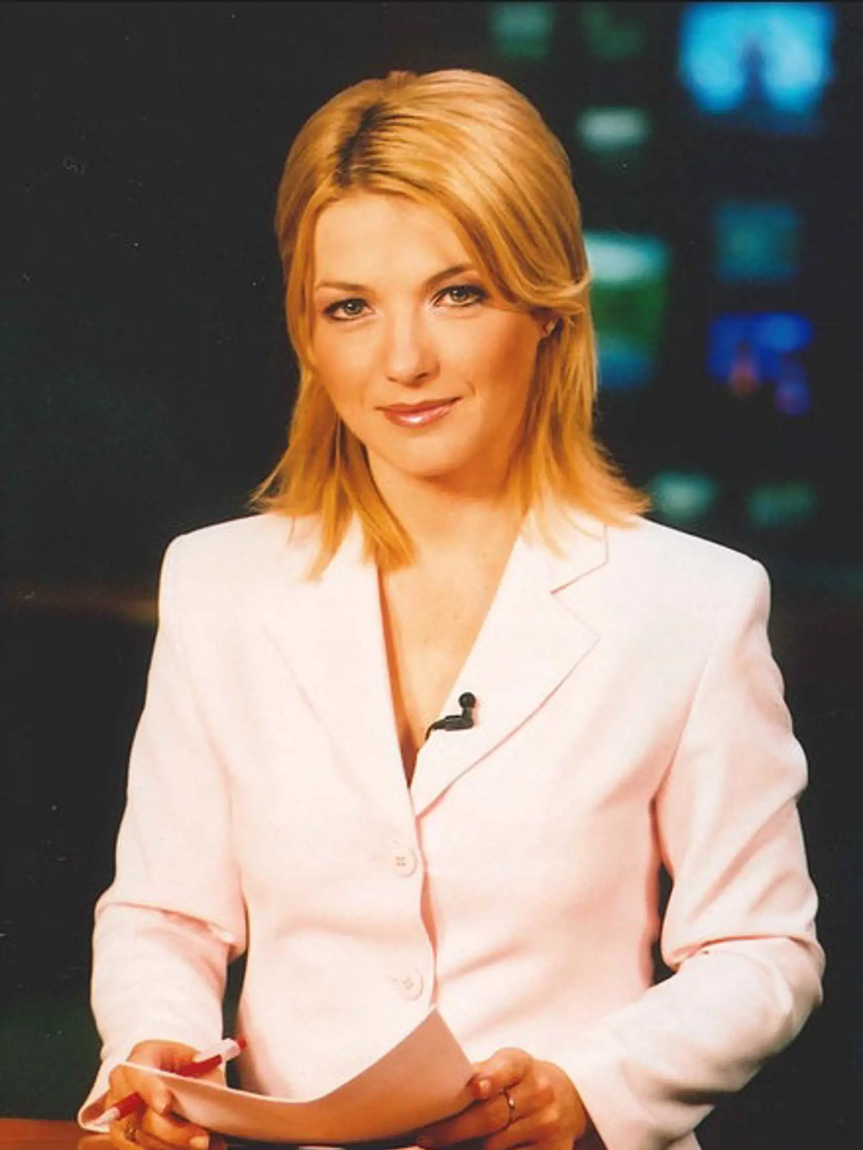 Martina Šimkovičová ako moderátorka Markízy.